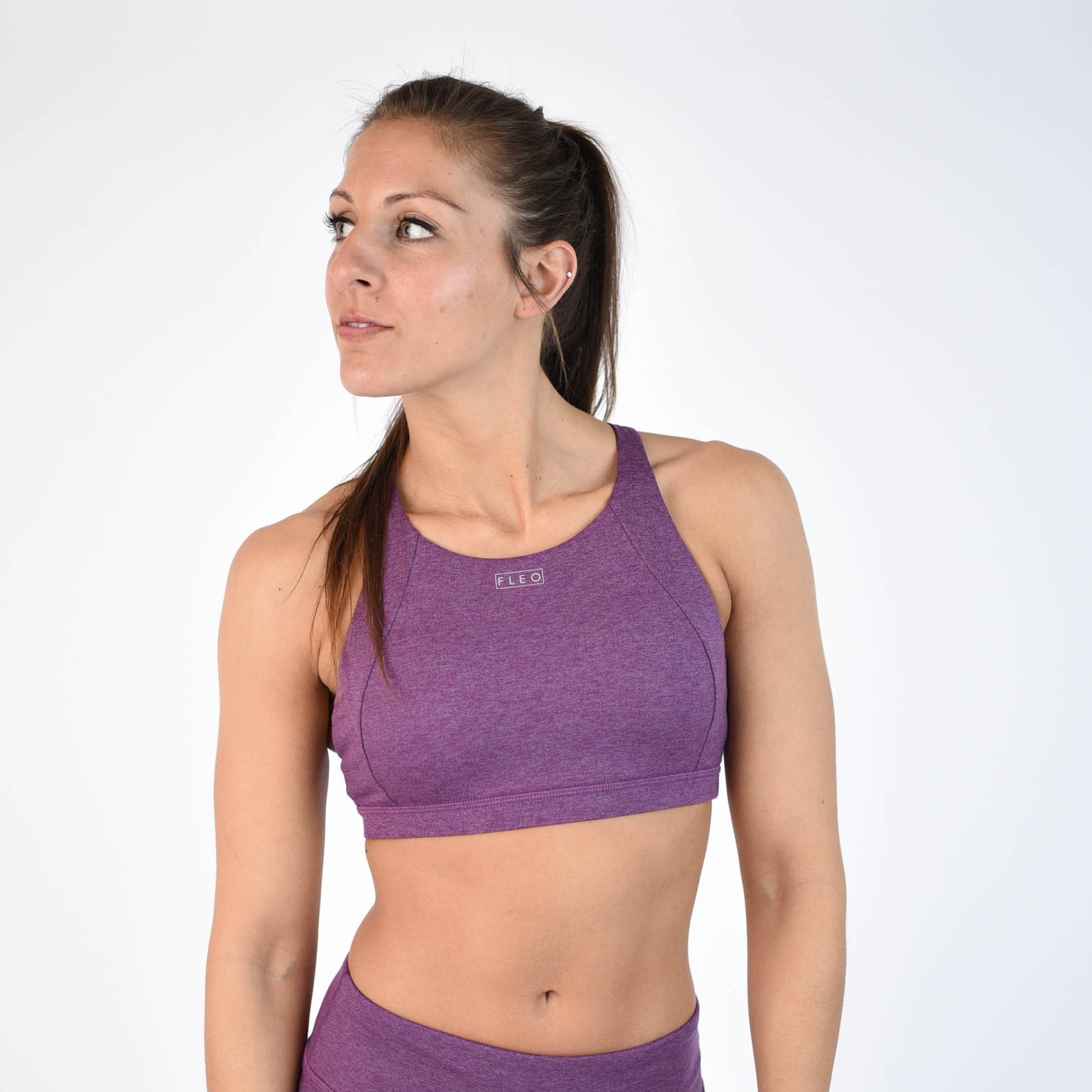 FLEO Jourdaine Sports Bra - Heather Wood Violet - PRE-ORDER - 9 for 9