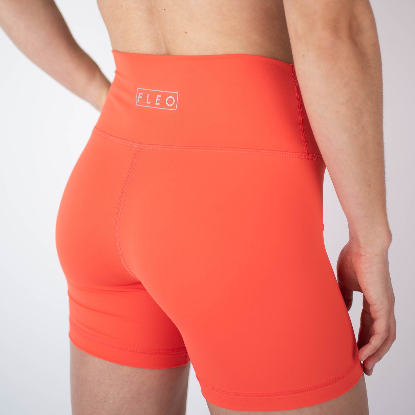 Orange biker cheap shorts near me
