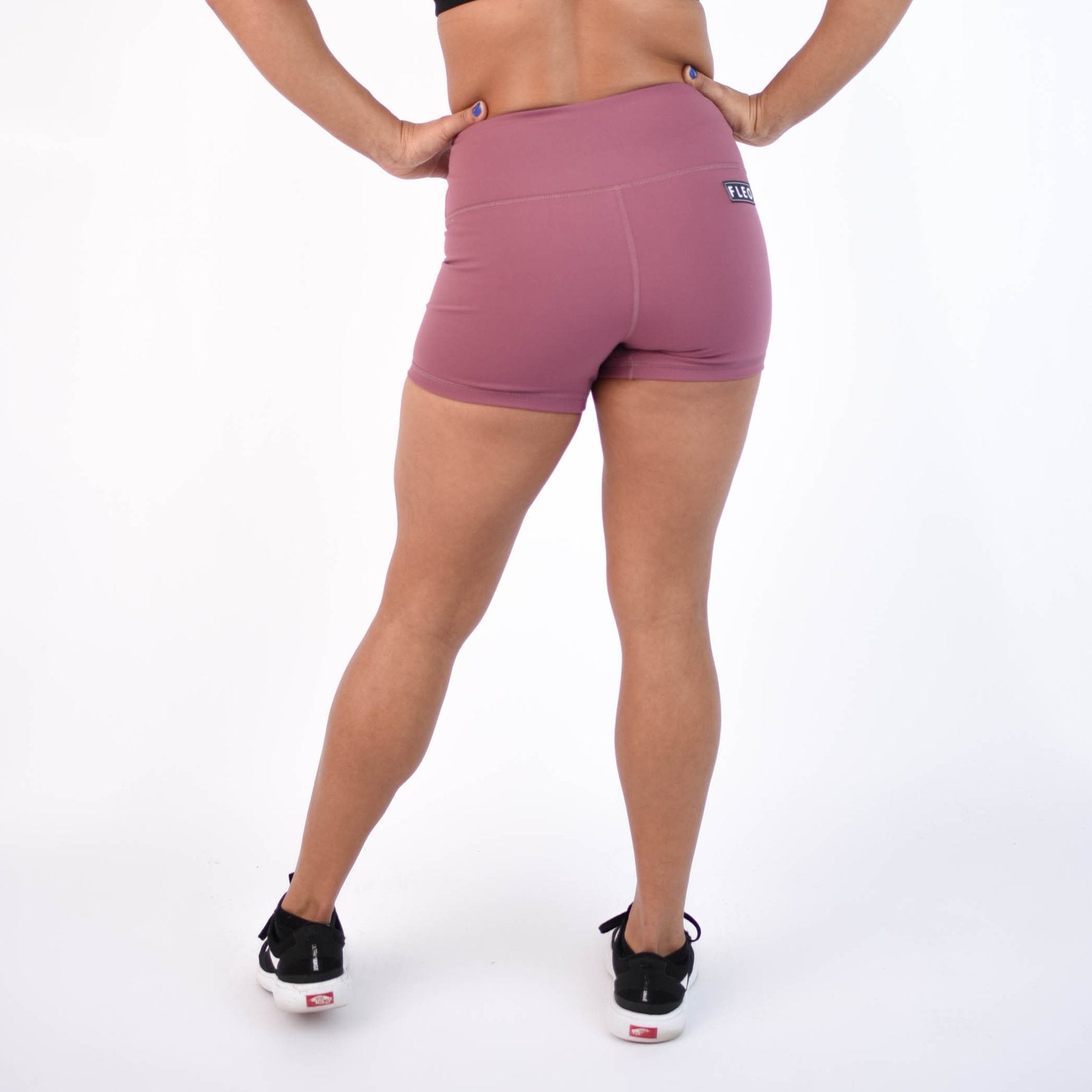 FLEO Mauve Shorts (Power High-rise) - 9 for 9