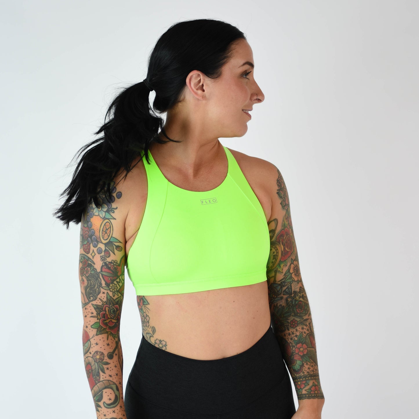 FLEO Jourdaine Sports Bra - Neon Green