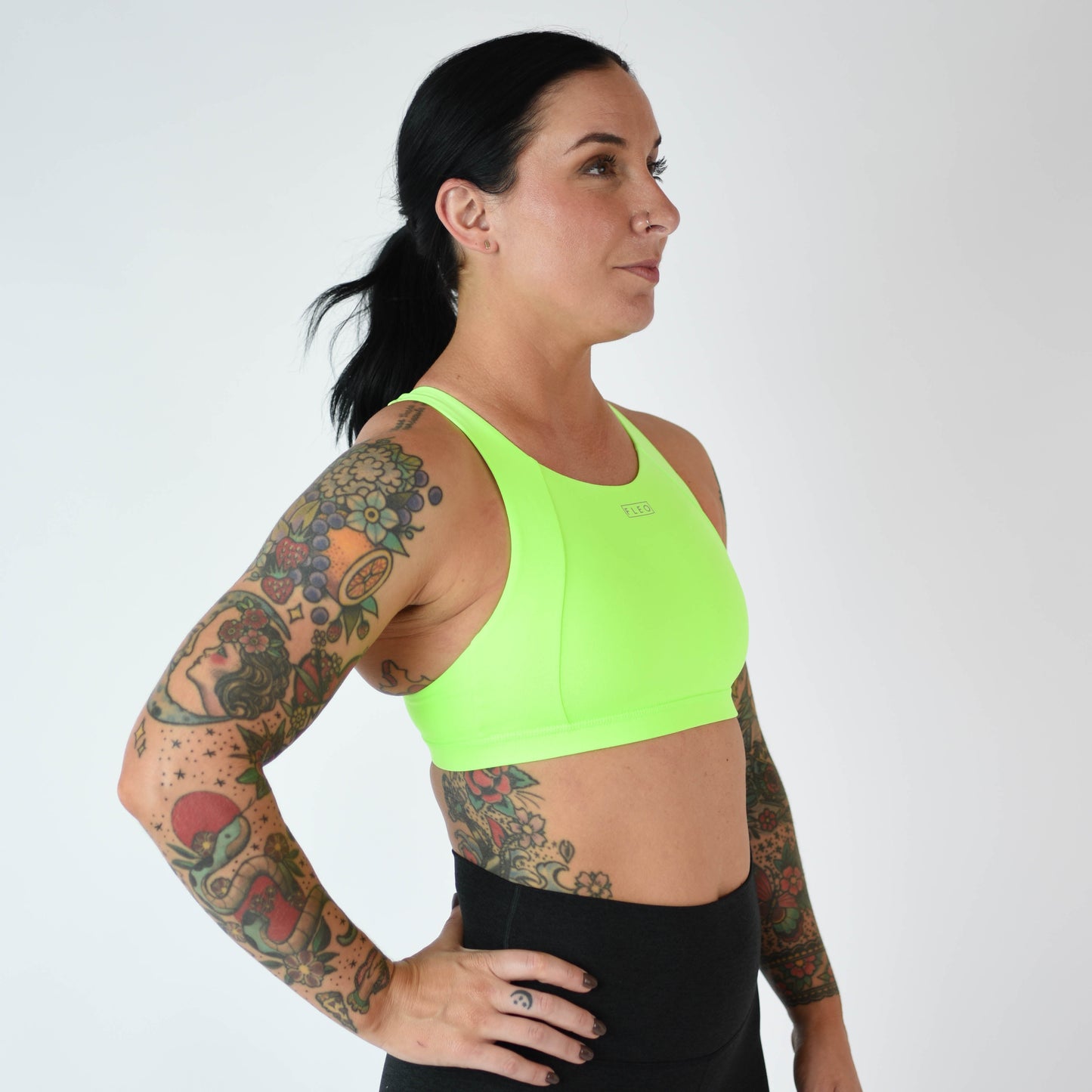 FLEO Jourdaine Sports Bra - Neon Green