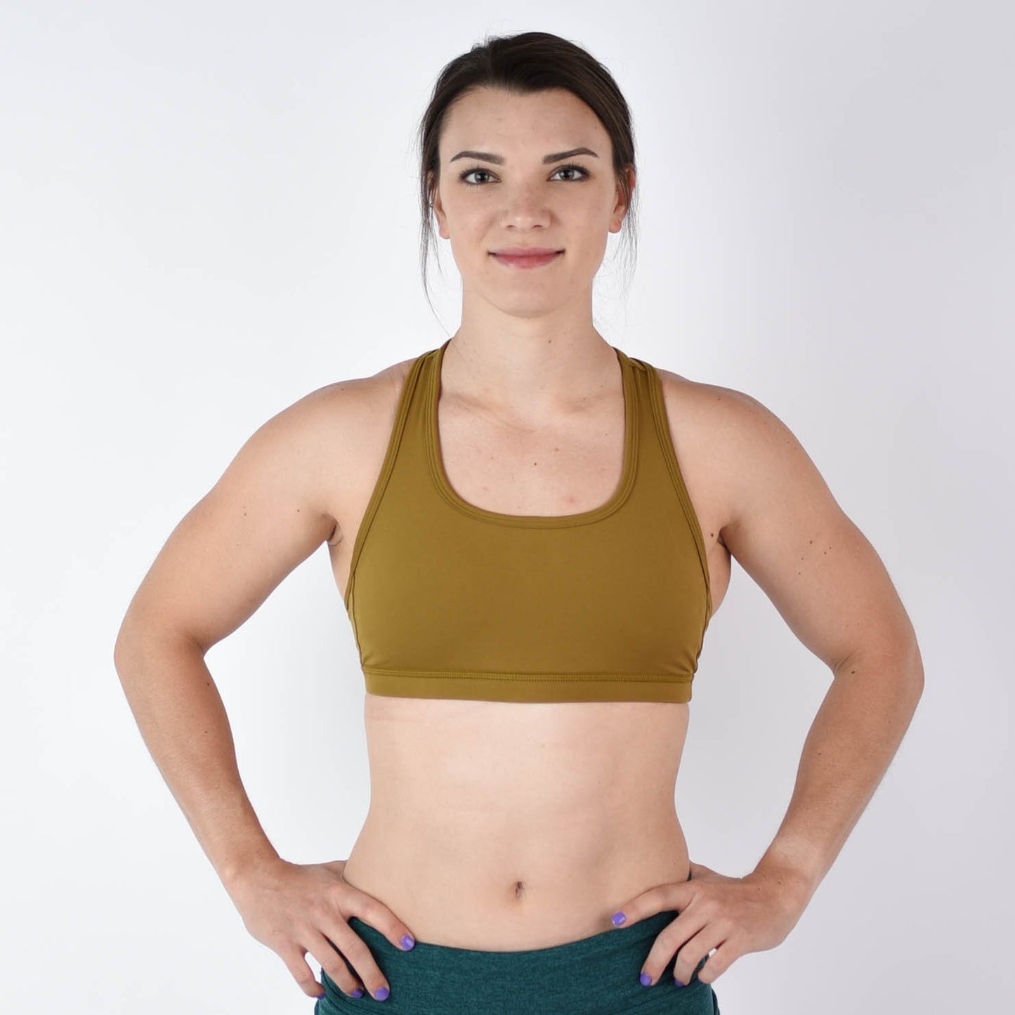 FLEO Nora Sports Bra - Amber Green - 9 for 9