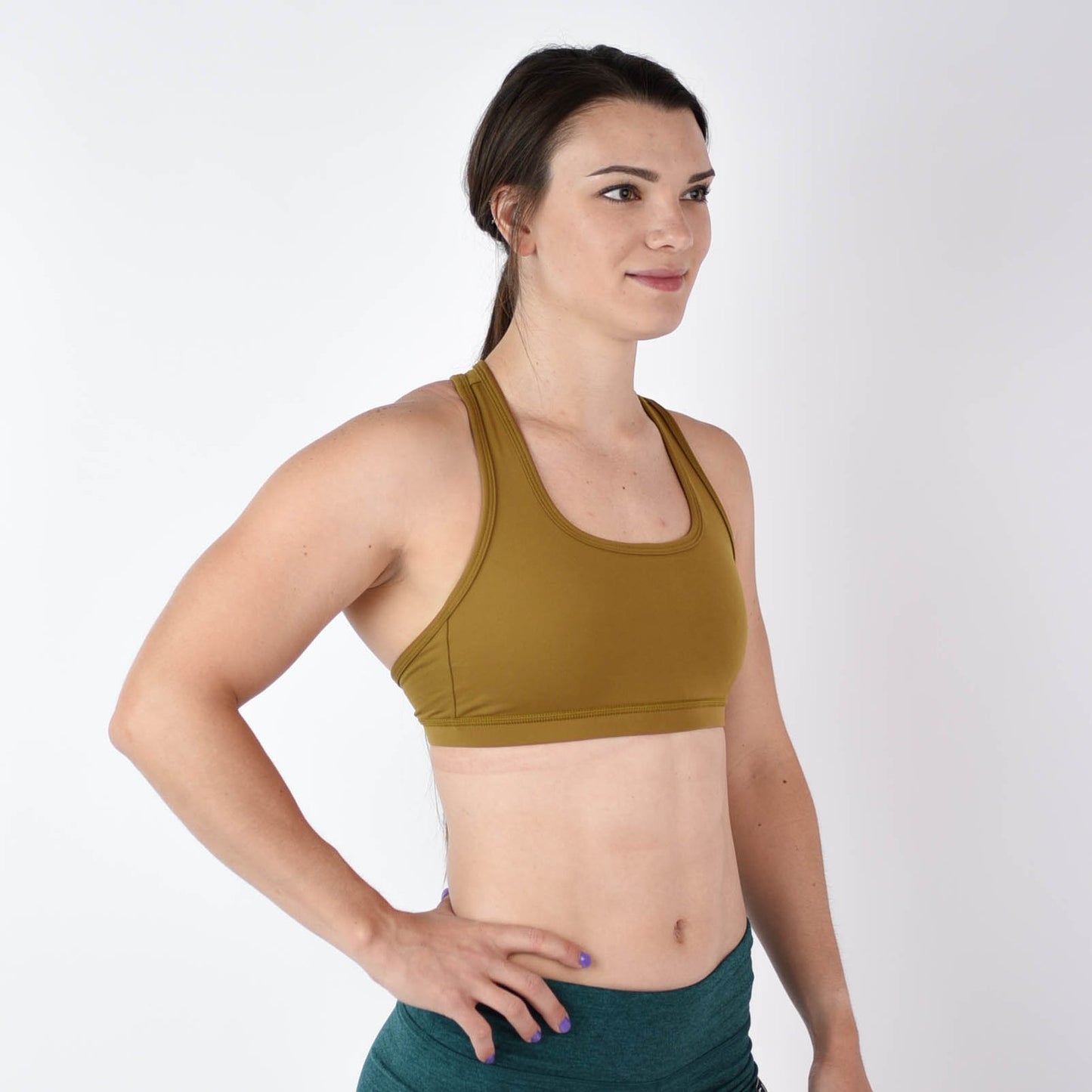 FLEO Nora Sports Bra - Amber Green - 9 for 9