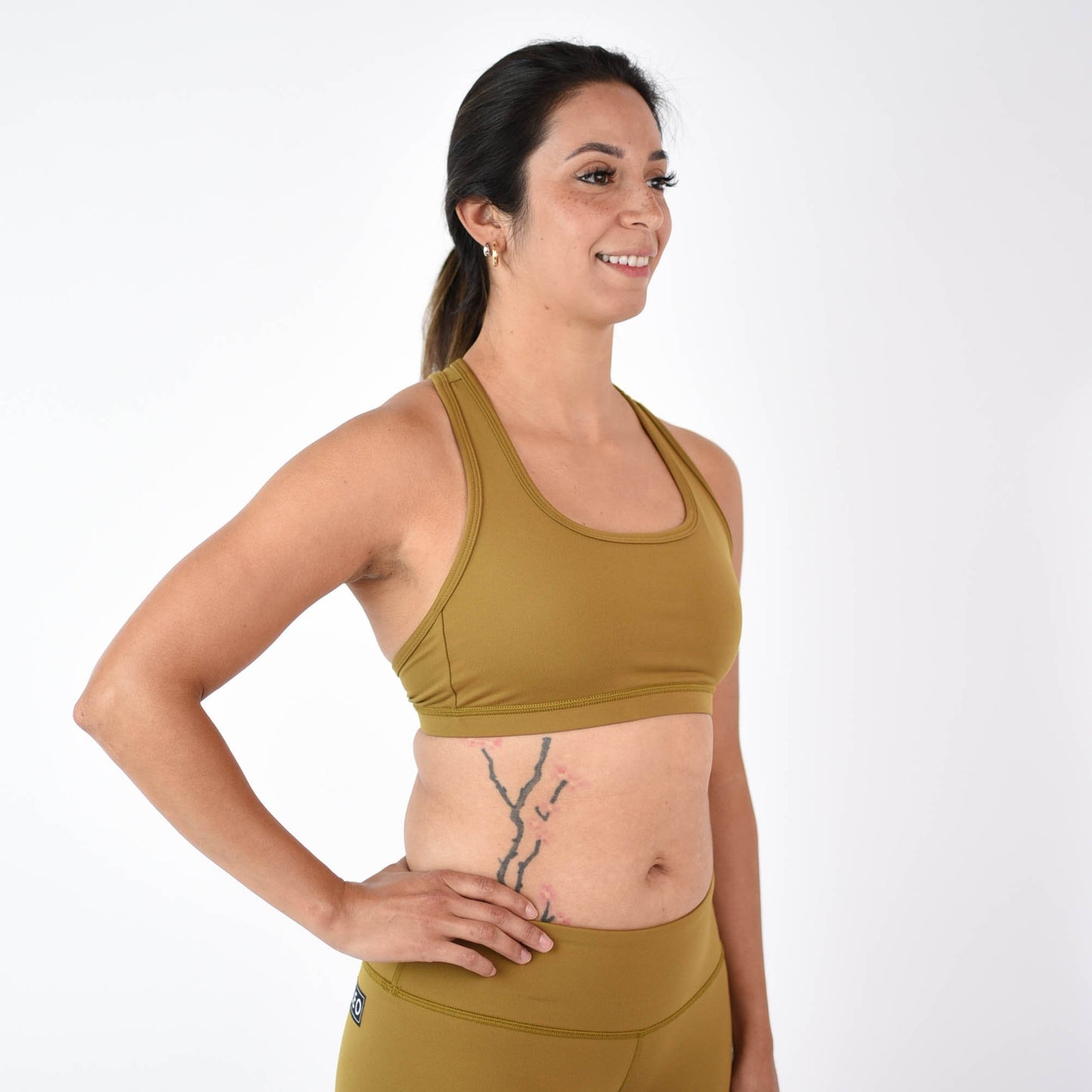 FLEO Nora Sports Bra - Amber Green - 9 for 9