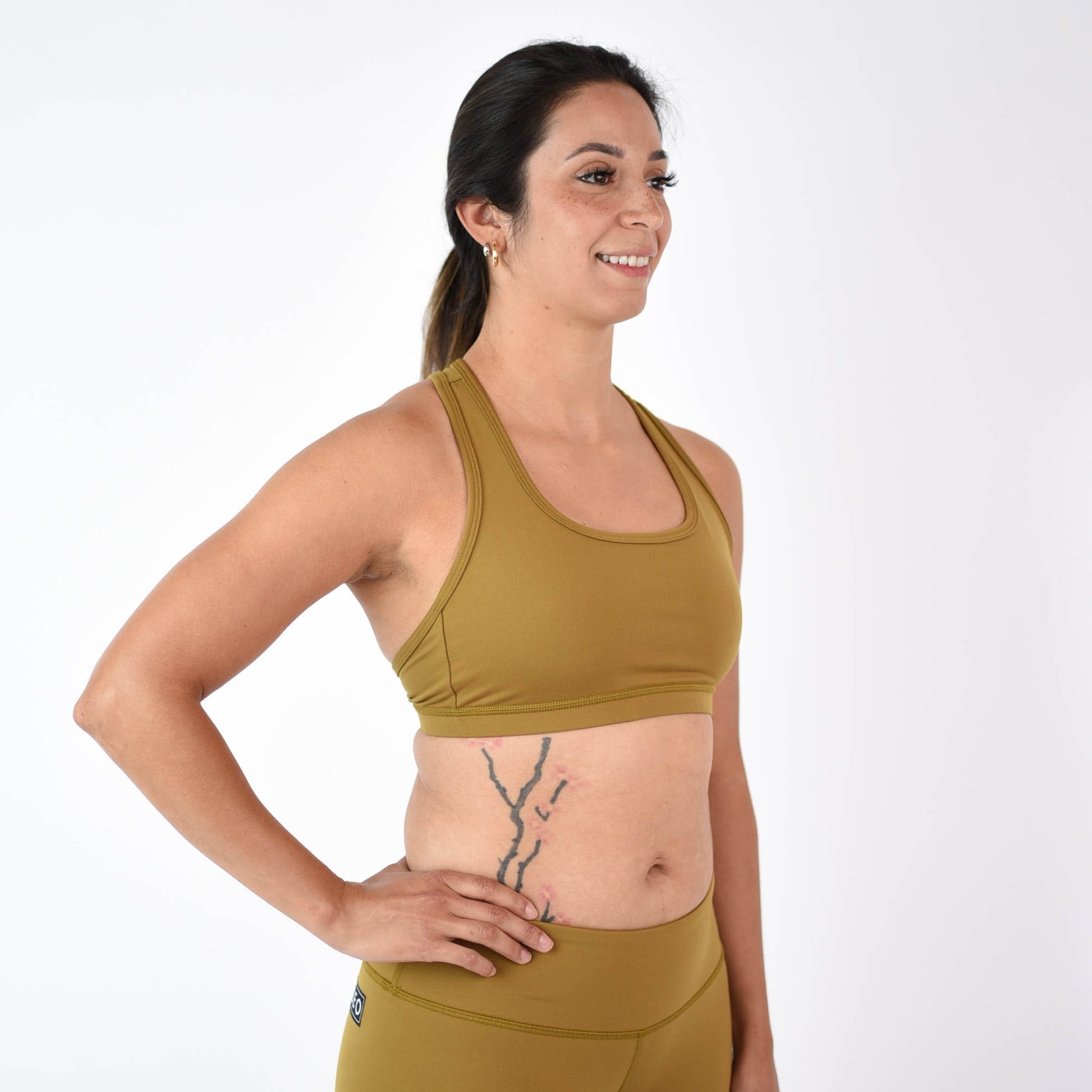 FLEO Nora Sports Bra - Amber Green - 9 for 9