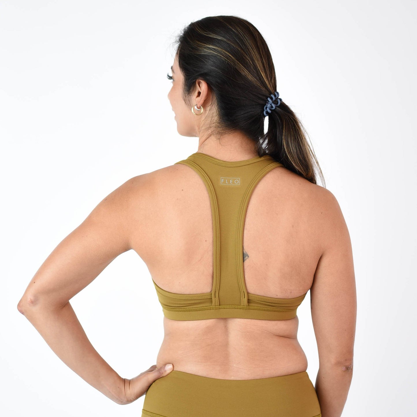 FLEO Nora Sports Bra - Amber Green - 9 for 9