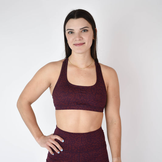FLEO Nora Sports Bra - Mauve Mix