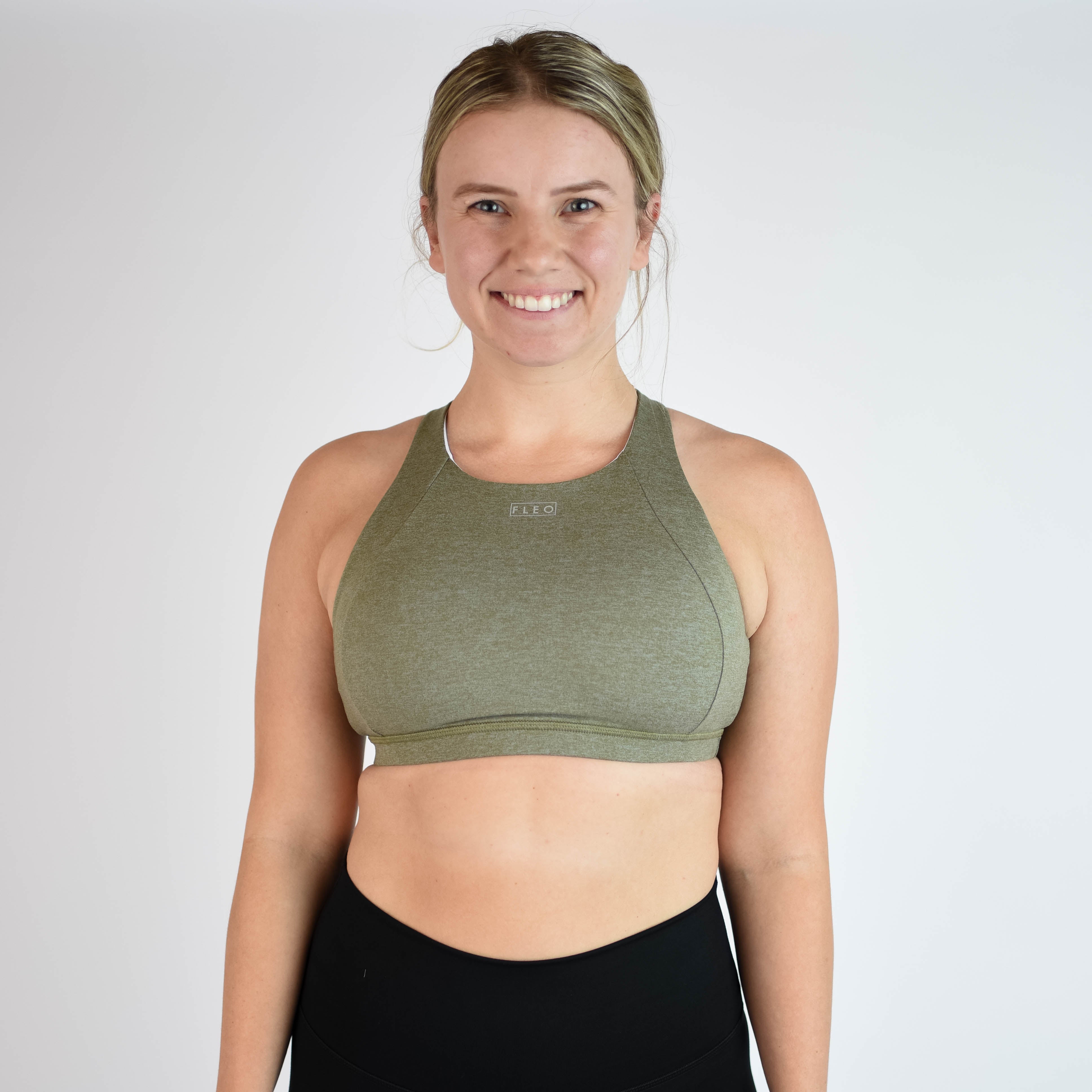 FLEO Jourdaine Sports Bra Olive Shark S