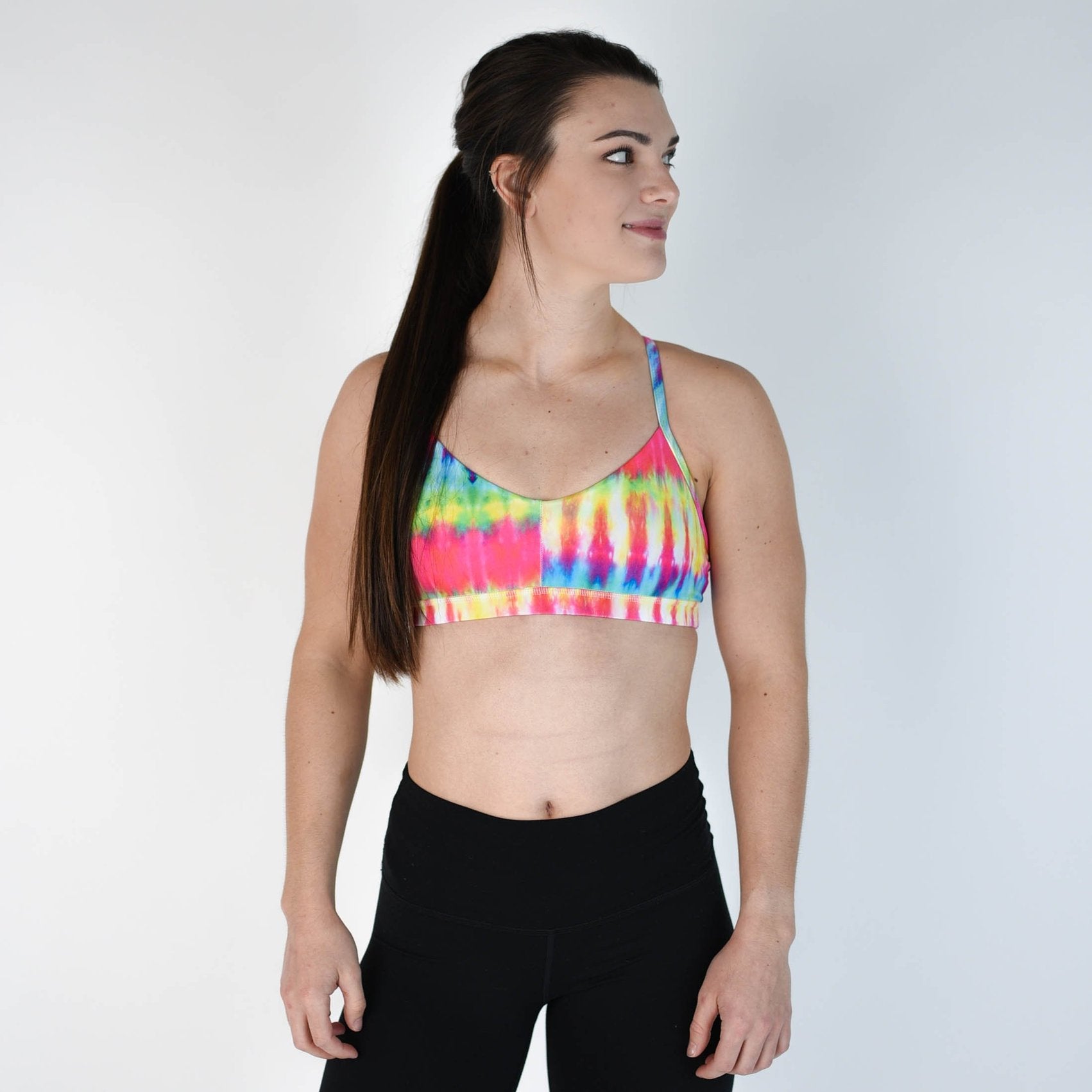 FLEO Reinette Sports Bra - Rainbow Tie Dye - 9 for 9