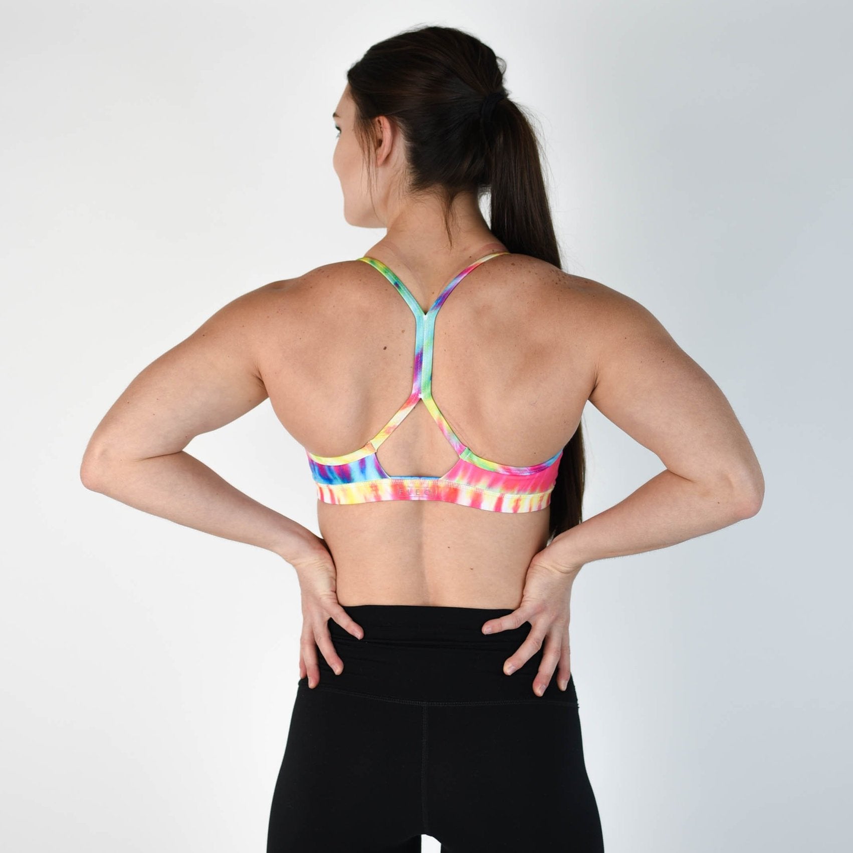 FLEO Reinette Sports Bra - Rainbow Tie Dye - 9 for 9