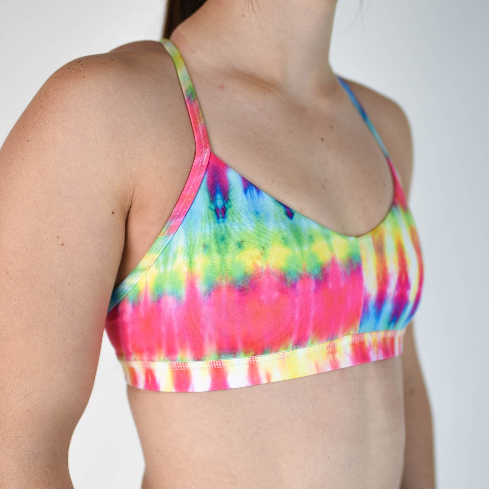 FLEO Reinette Sports Bra - Rainbow Tie Dye - 9 for 9