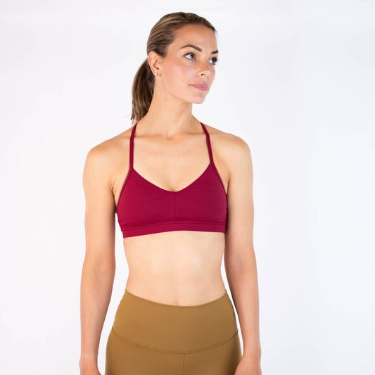 FLEO Reinette Sports Bra - Deep Red - 9 for 9