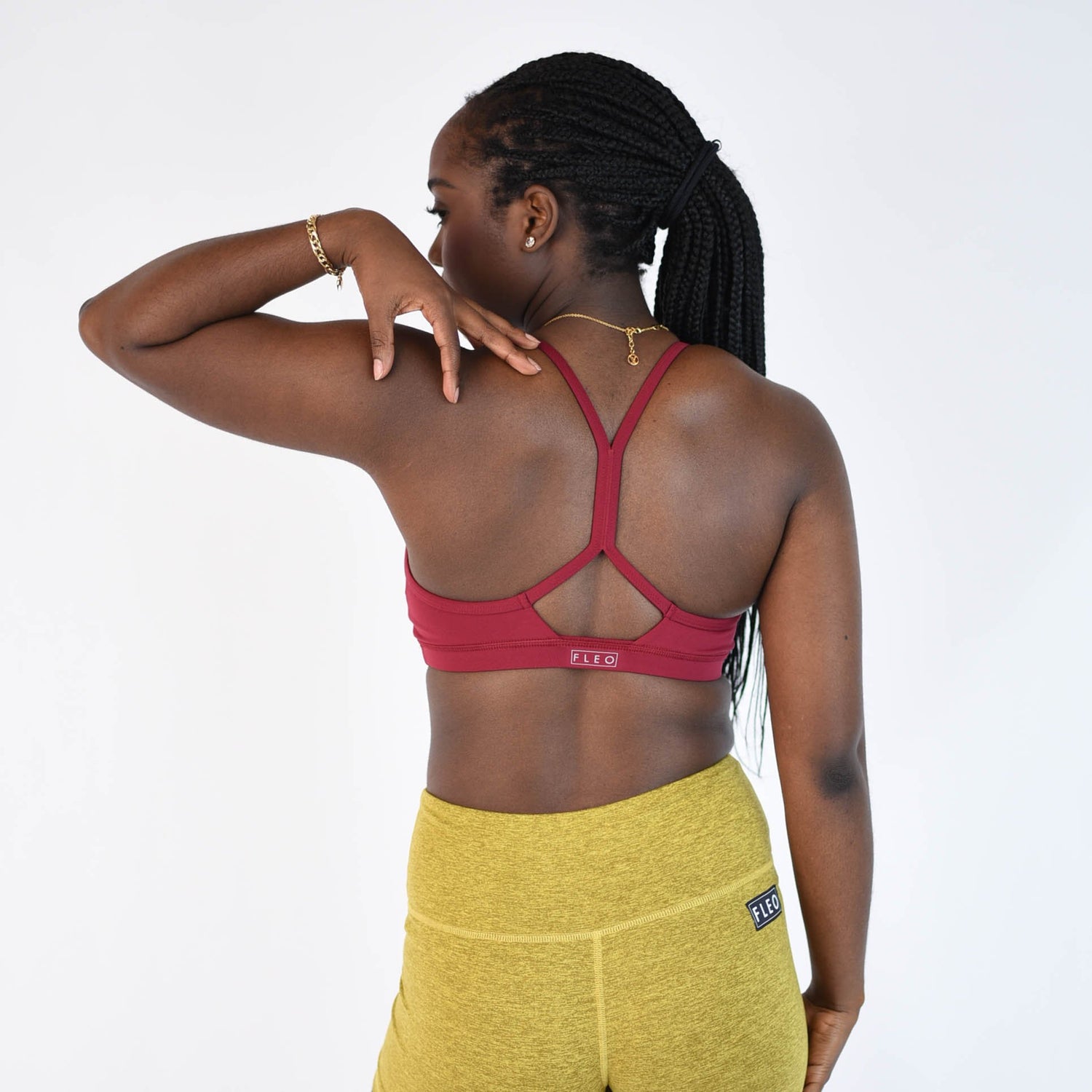 FLEO Reinette Sports Bra - Deep Red - 9 for 9