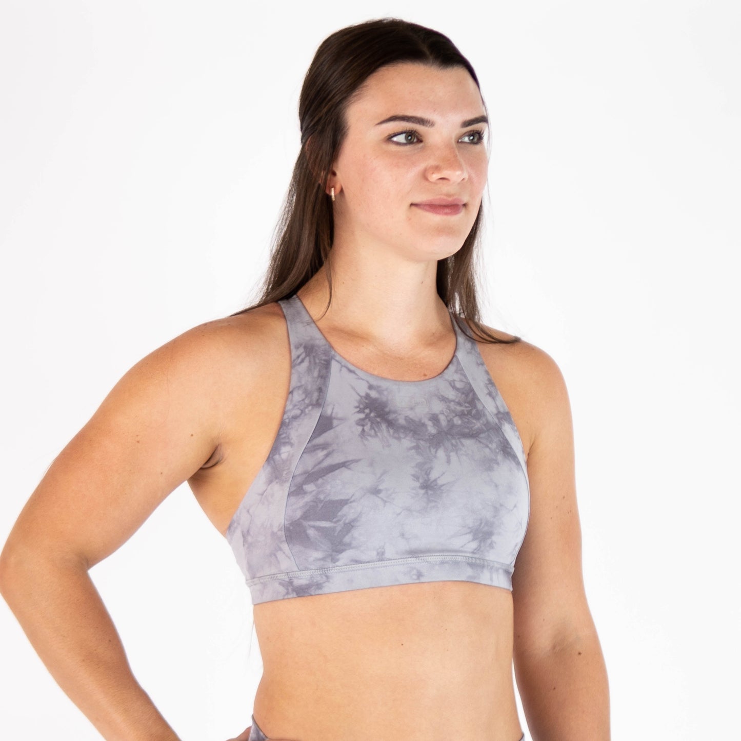 FLEO Jourdaine Sports Bra - Silver Tie Dye