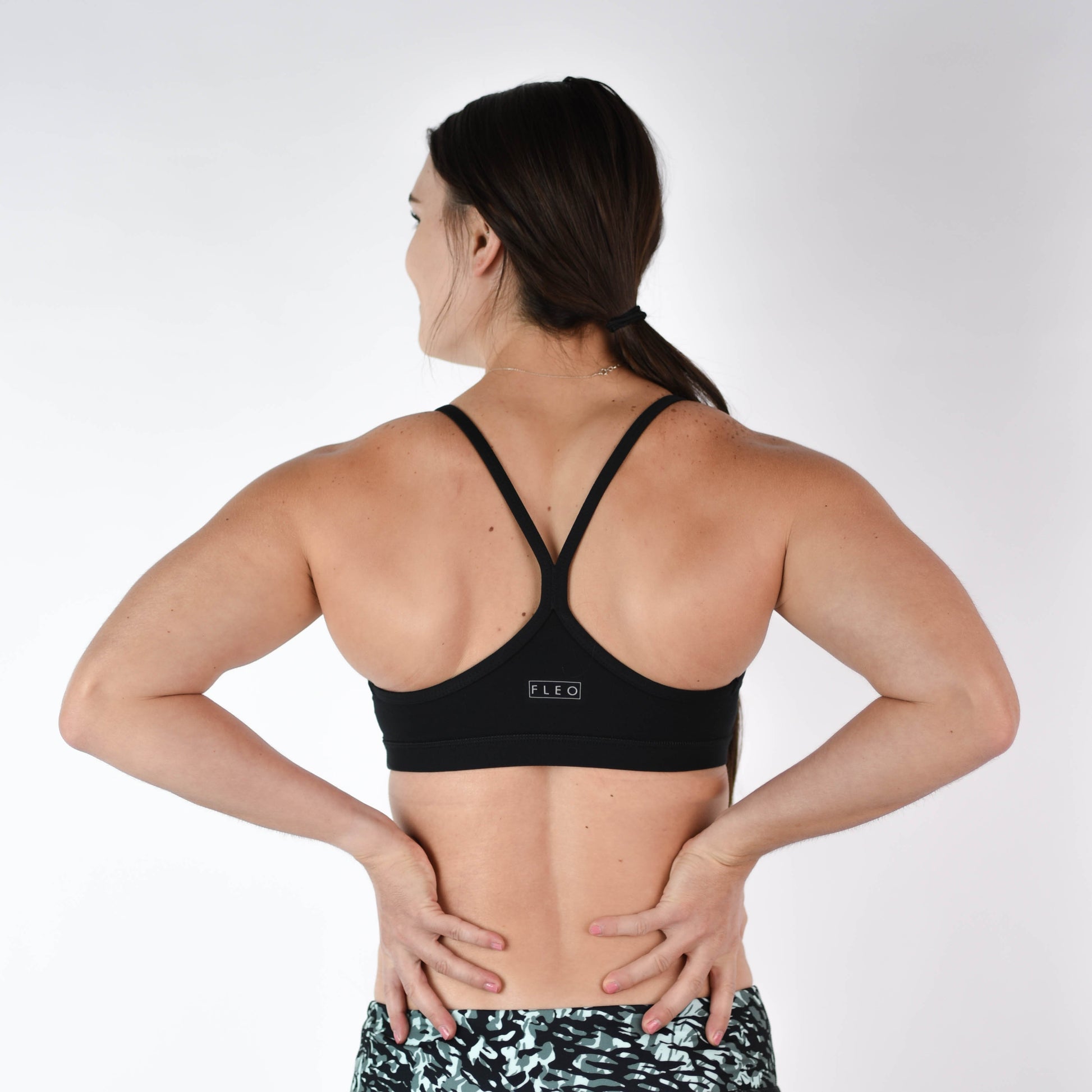 FLEO Cami Sports Bra - Black - 9 for 9
