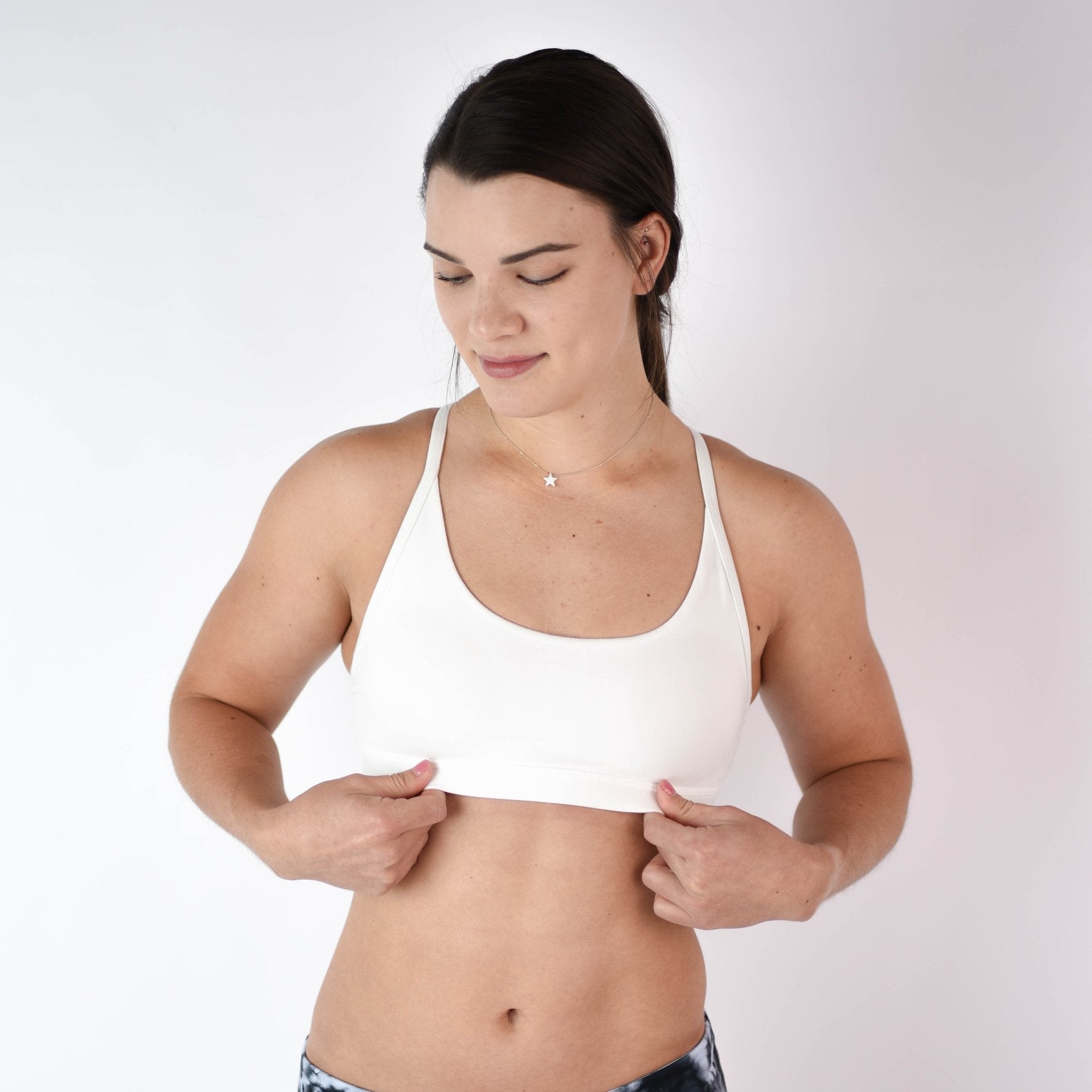 FLEO Cami Sports Bra - White - 9 for 9
