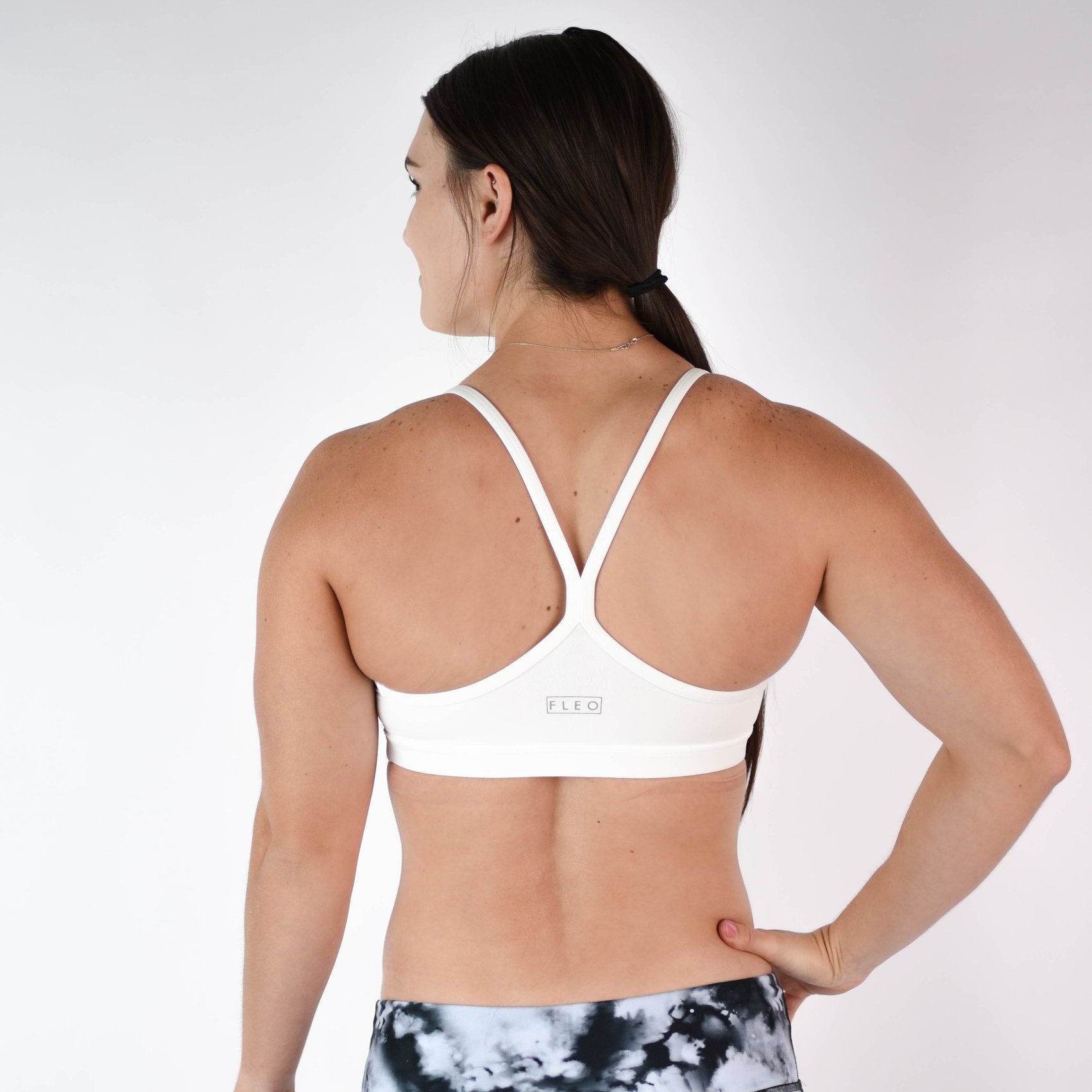 FLEO Cami Sports Bra - White - 9 for 9