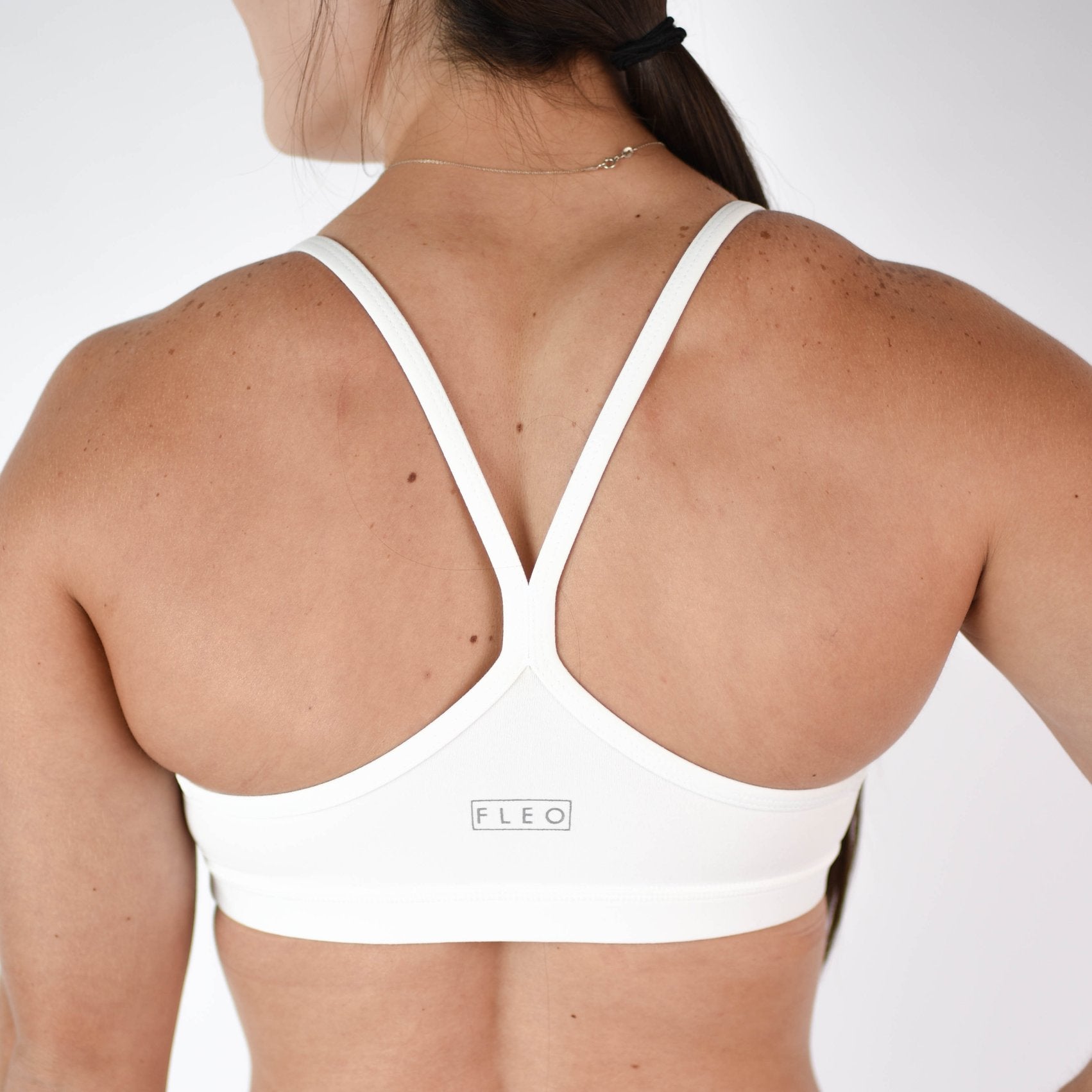 FLEO Cami Sports Bra - White - 9 for 9