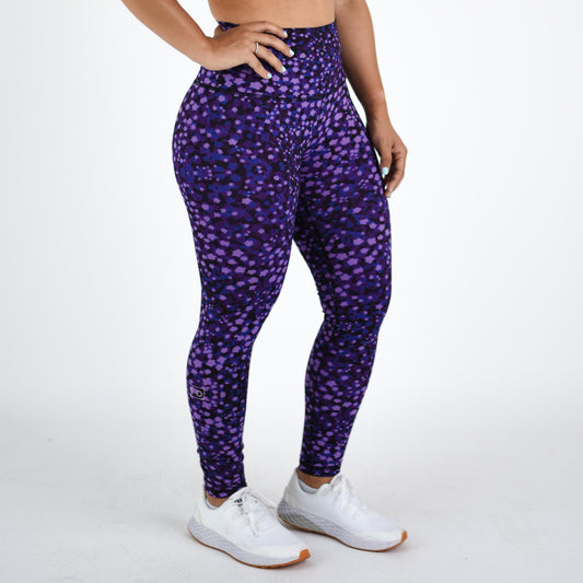 FLEO El Toro 25" Lavender Leopard Leggings