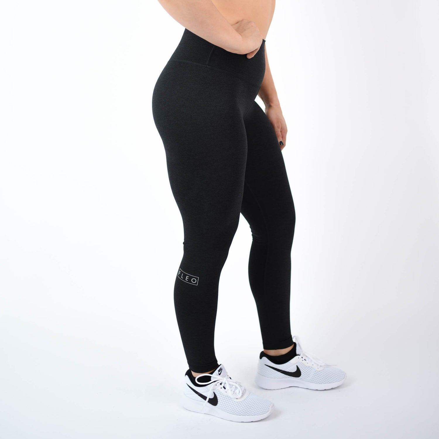 FLEO El Toro 25" Heather Black Leggings (Bounce) - 9 for 9