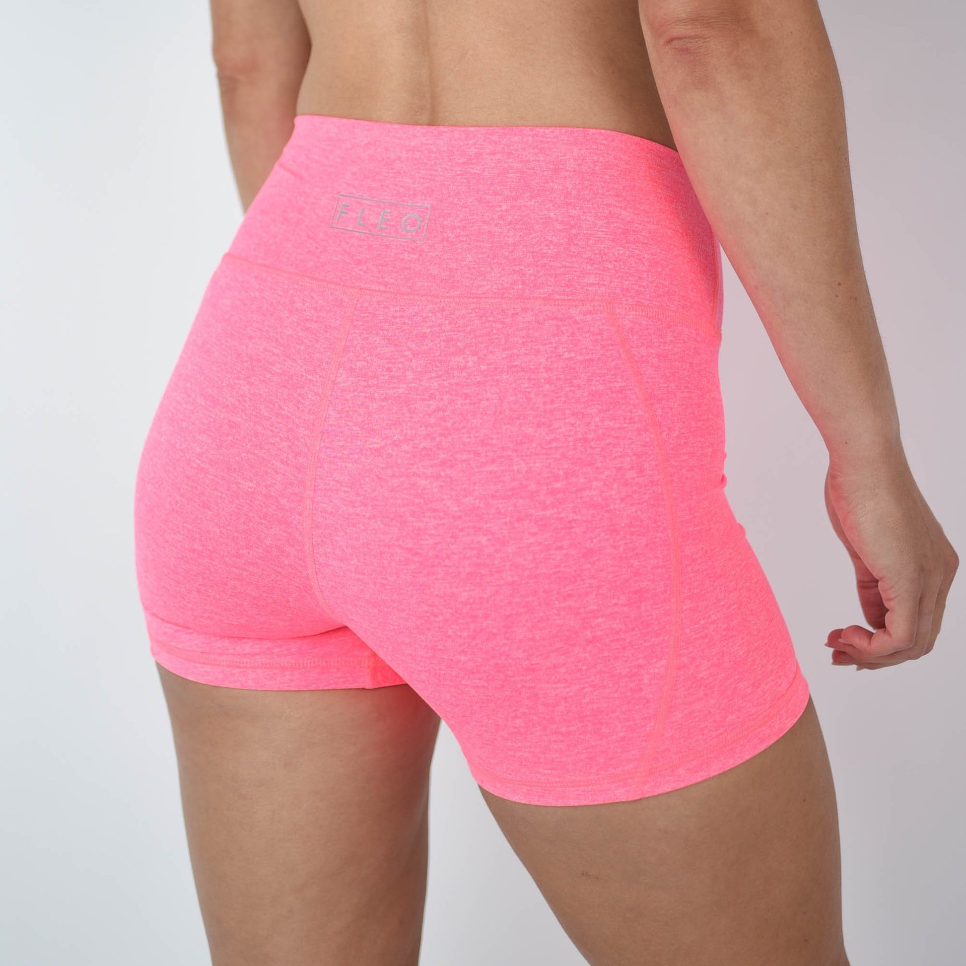 FLEO Electric Heather Pink Shorts (True High Contour) - 9 for 9