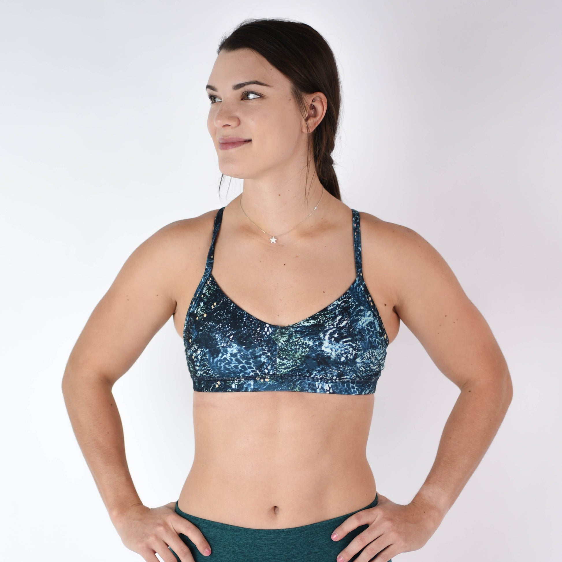 FLEO Reinette Sports Bra - Feather Waves - 9 for 9
