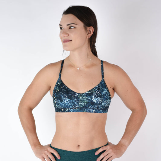 FLEO Reinette Sports Bra - Feather Waves - 9 for 9