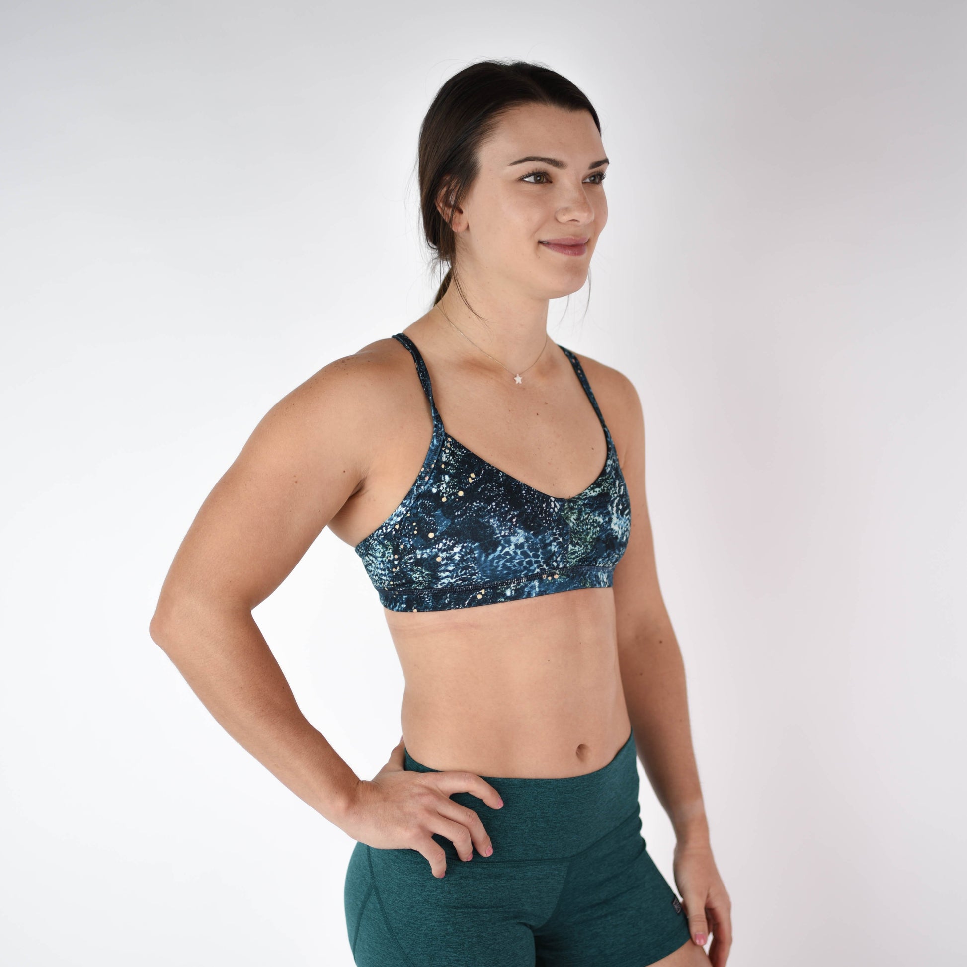 FLEO Reinette Sports Bra - Feather Waves - 9 for 9
