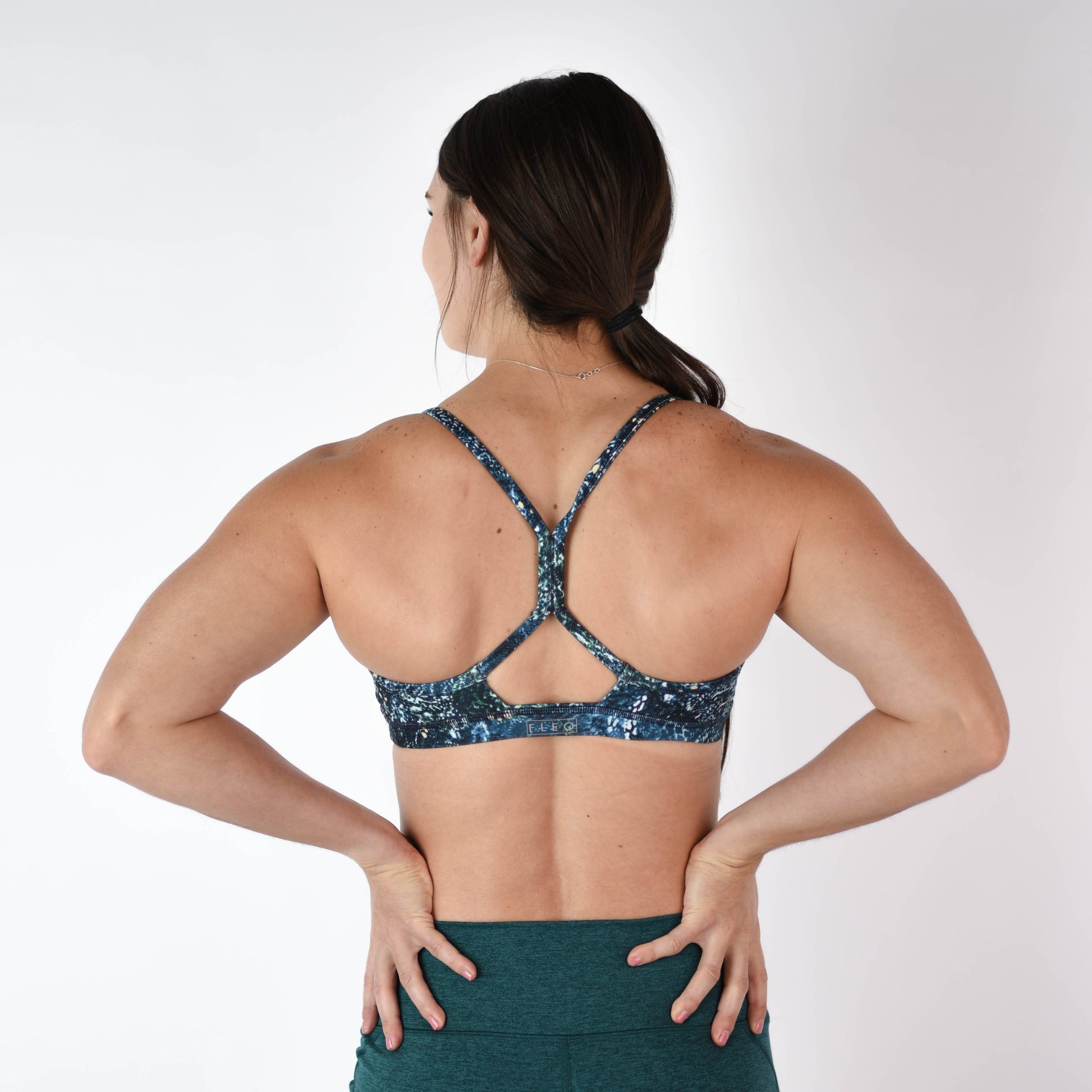 FLEO Reinette Sports Bra - Feather Waves - 9 for 9