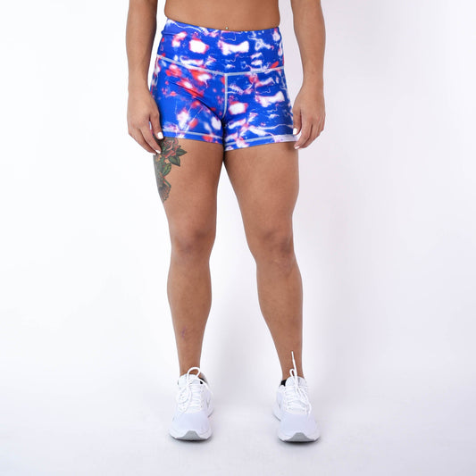 FLEO Flag Mist Shorts (Power High-rise) - 9 for 9