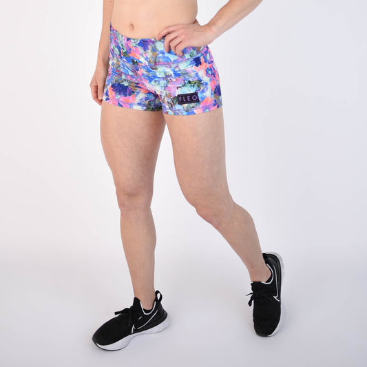 FLEO Floral Sky Shorts (3.25) - 9 for 9