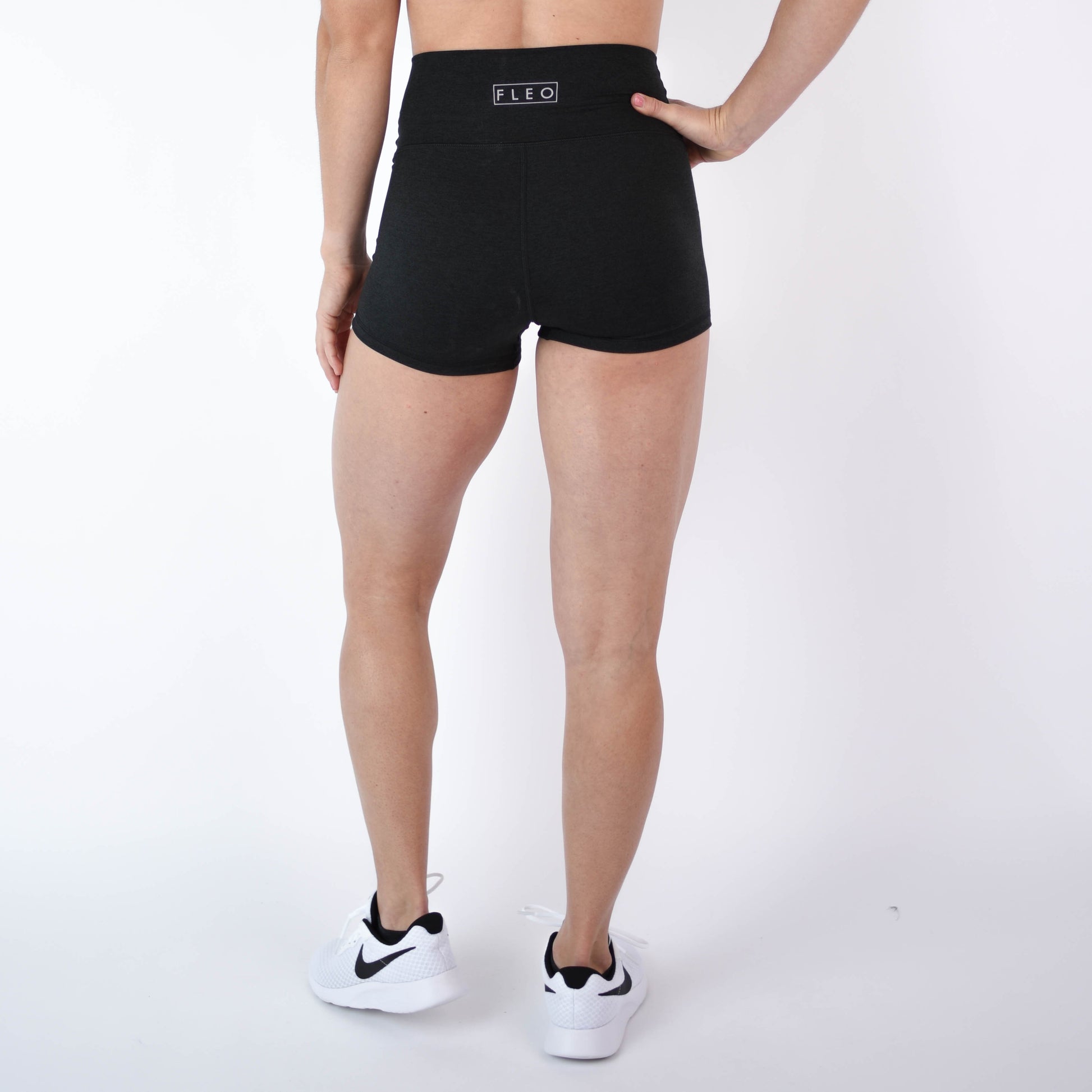 FLEO Heather Black Shorts (True High Original) - 9 for 9
