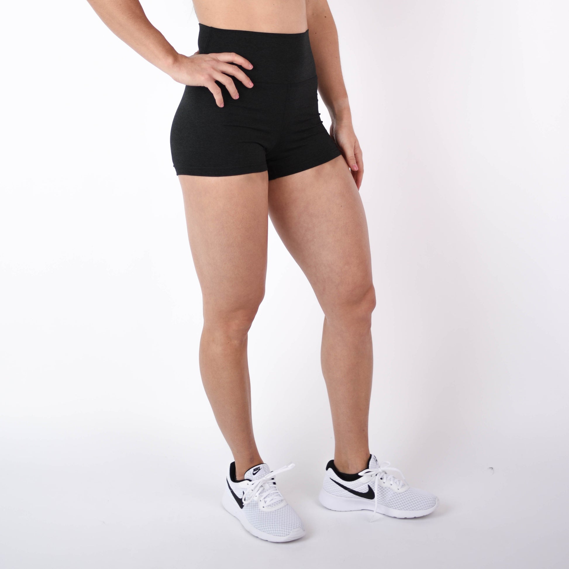 FLEO Heather Black Shorts (True High Original) - 9 for 9