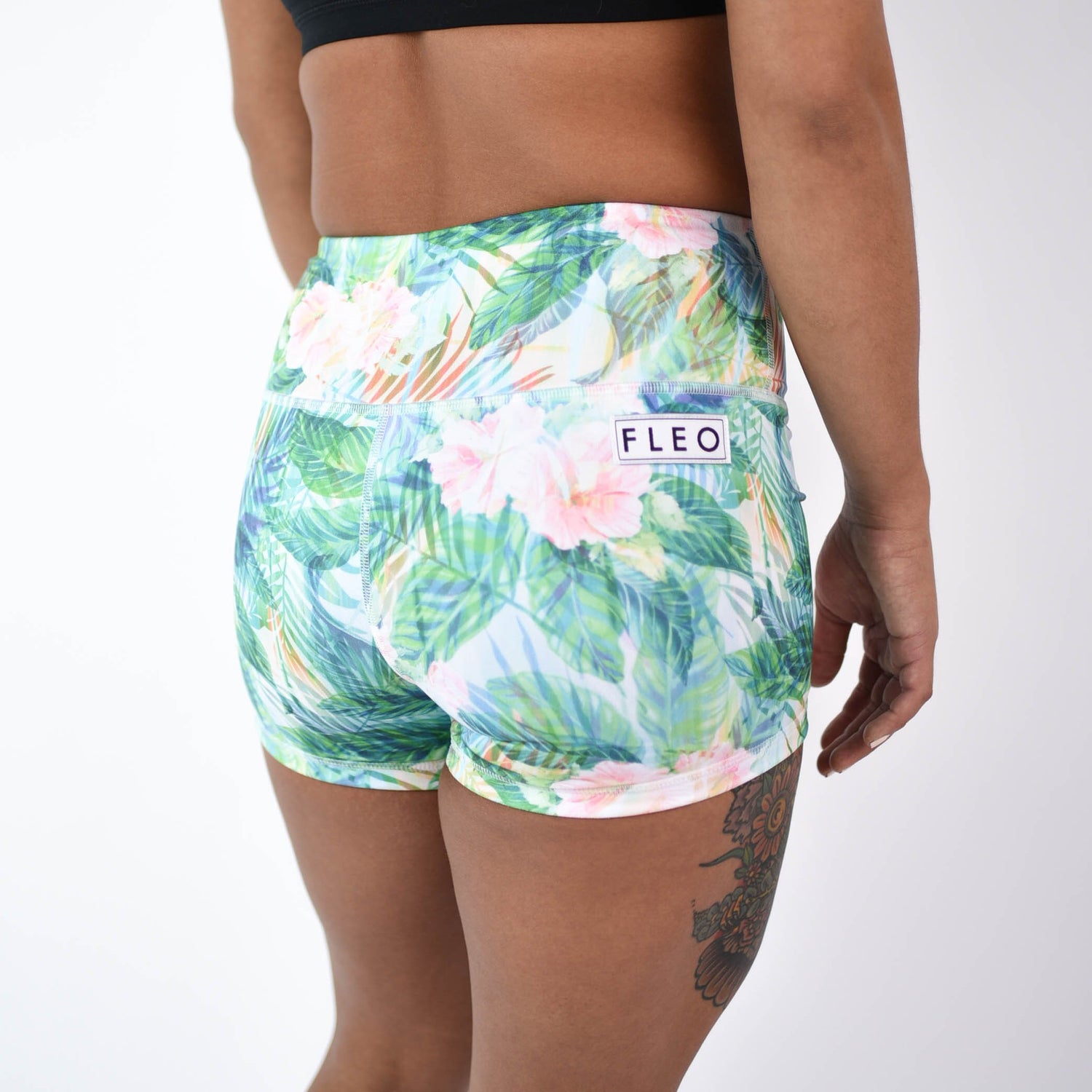 FLEO Hibiscus Shorts (Power High-rise) - 9 for 9