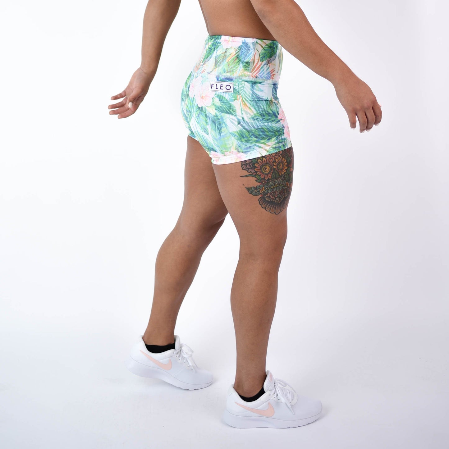 FLEO Hibiscus Shorts (Power High-rise) - 9 for 9