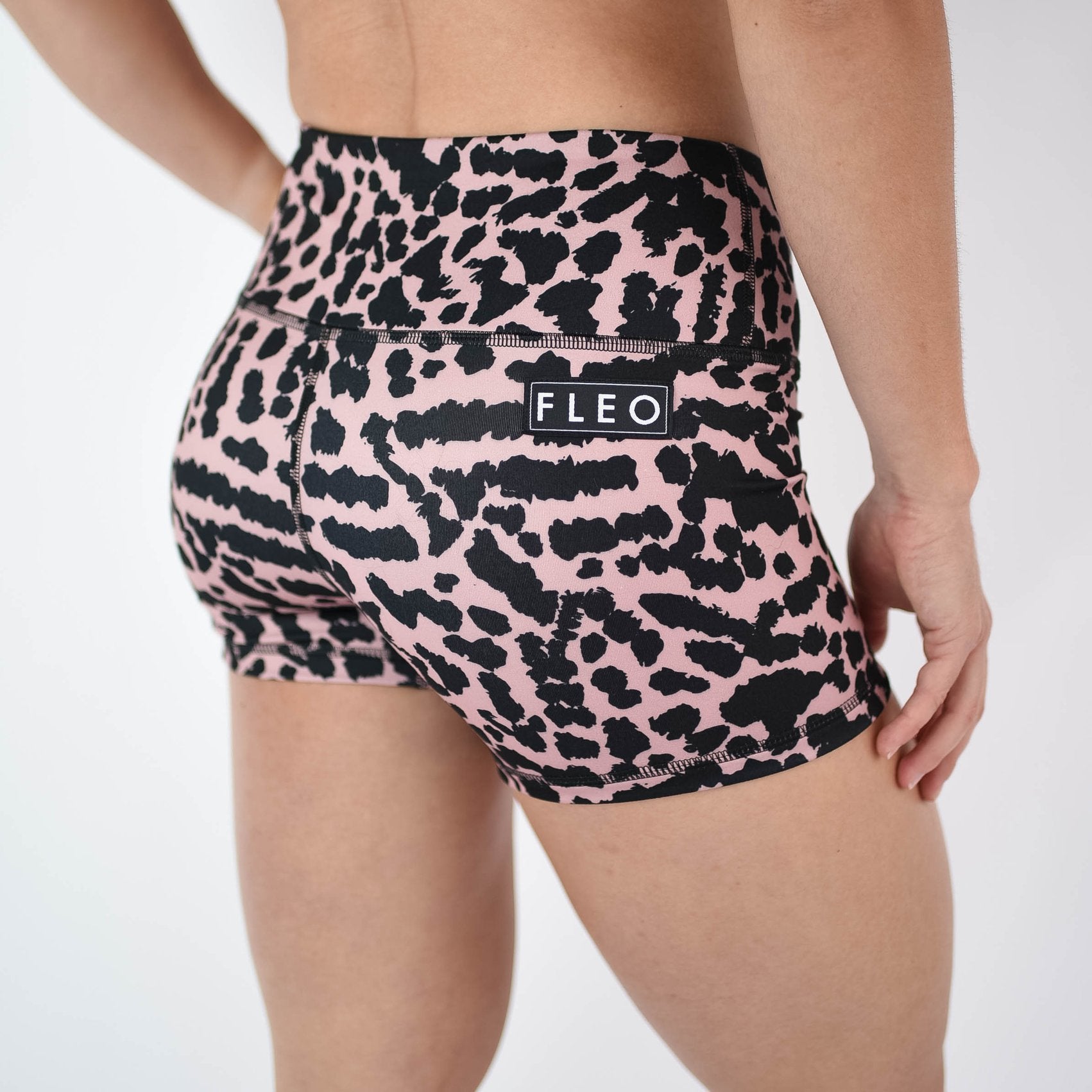 FLEO Leopard Frenzy Shorts (Power High-rise) - 9 for 9