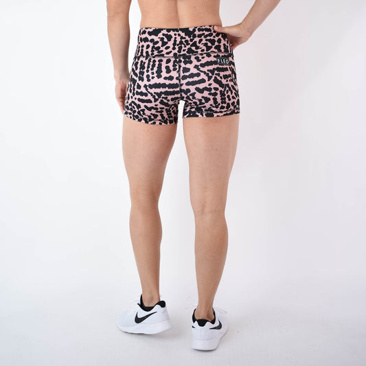 FLEO Leopard Frenzy Shorts (Power High-rise) - 9 for 9
