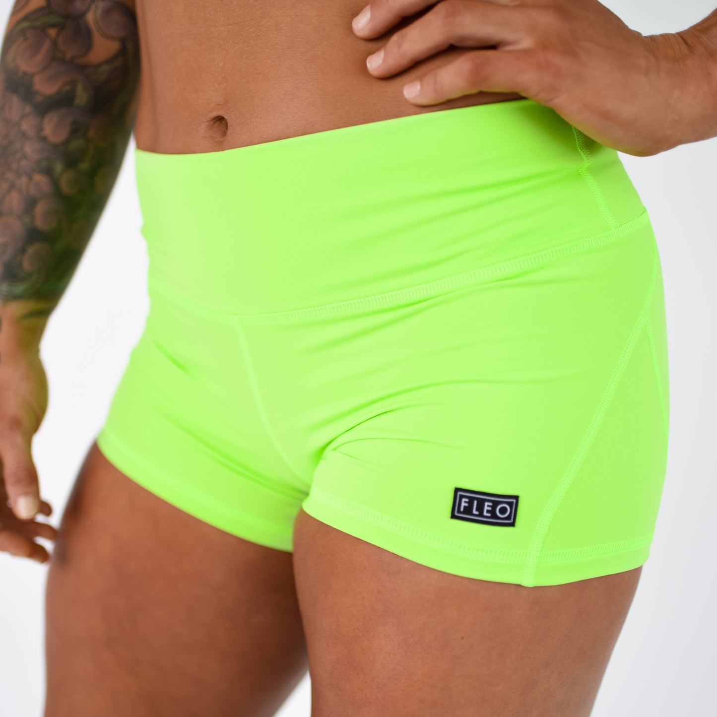 FLEO Lime Shorts (Apex Contour)