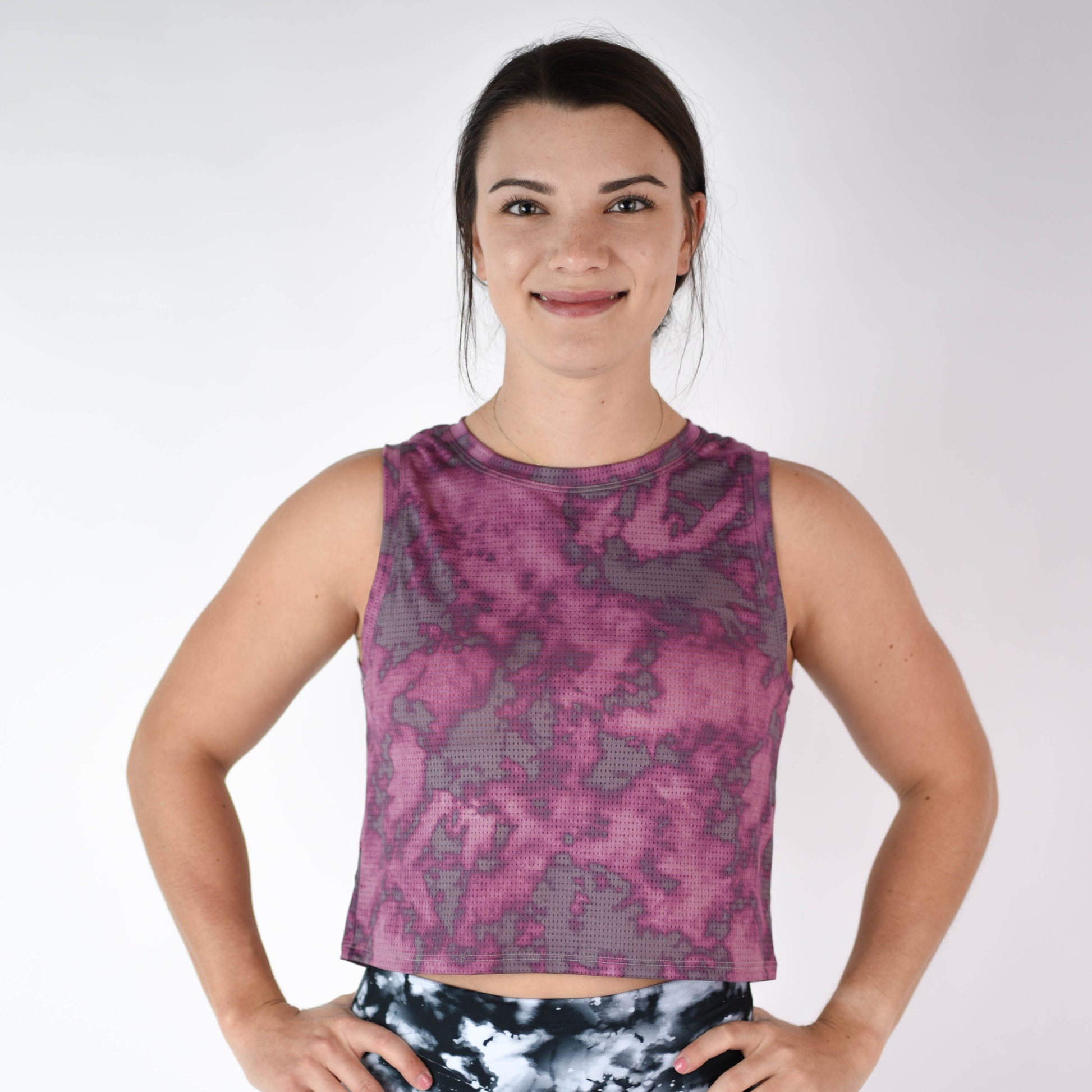 FLEO Dylan Muscle Crop - Mauve Sky - 9 for 9