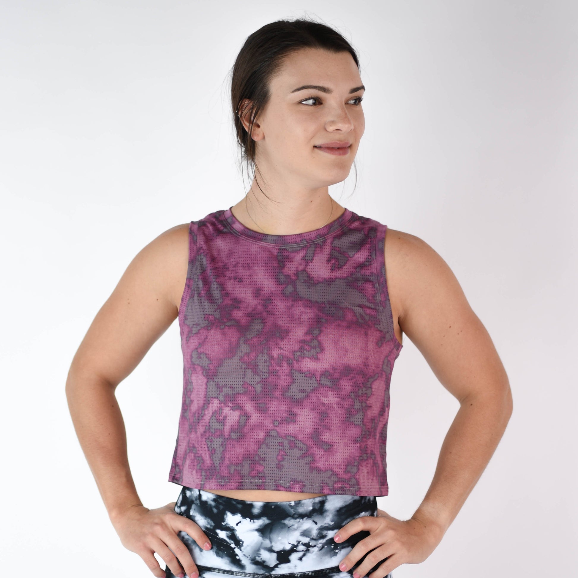 FLEO Dylan Muscle Crop - Mauve Sky - 9 for 9