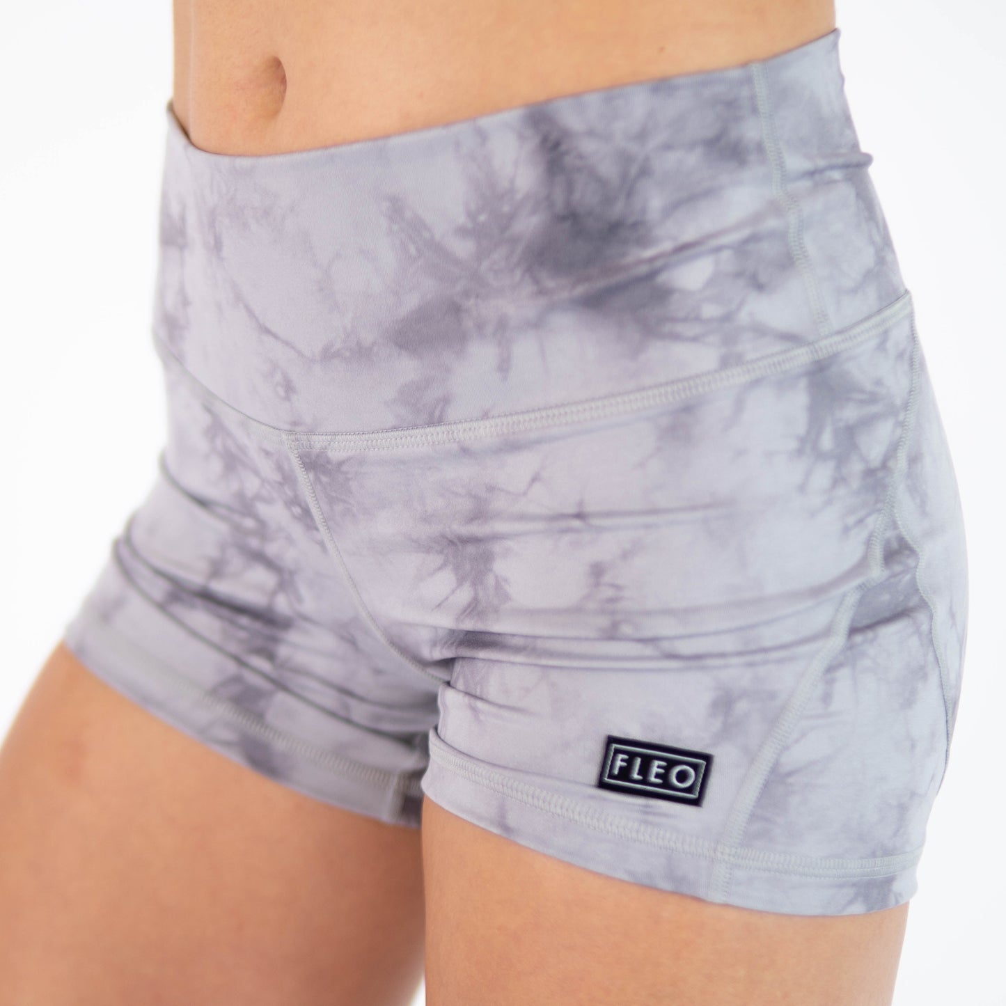 FLEO Silver Tie Dye Shorts (Apex Contour)