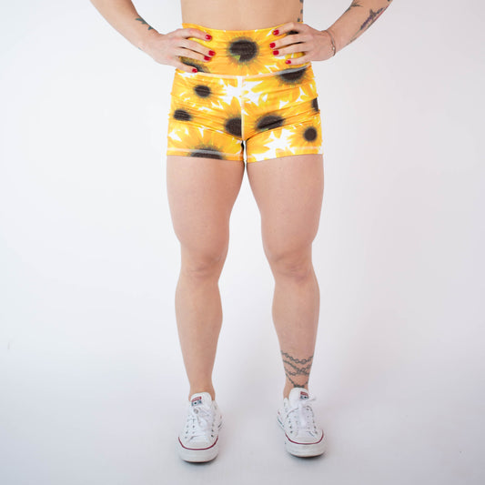 FLEO Sunflower Sparkle Shorts (True High Contour)