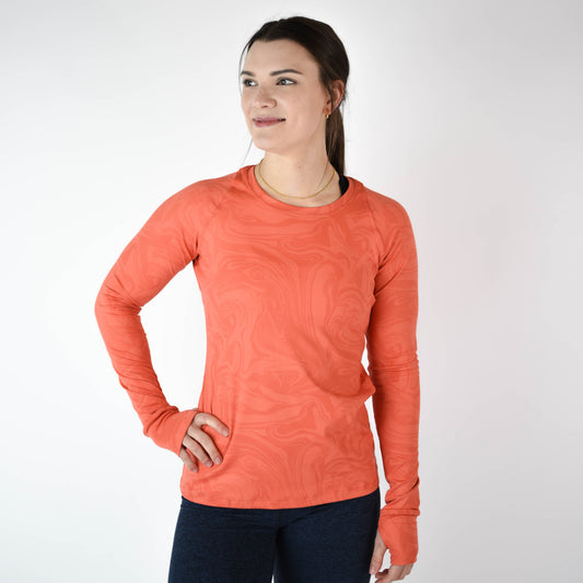 FLEO Foundation Long Sleeve - Tangerine Dream