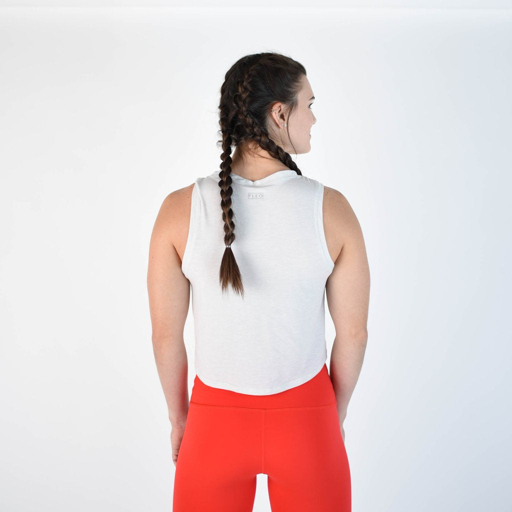 FLEO Dylan Muscle Crop - Glacier Grey - 9 for 9