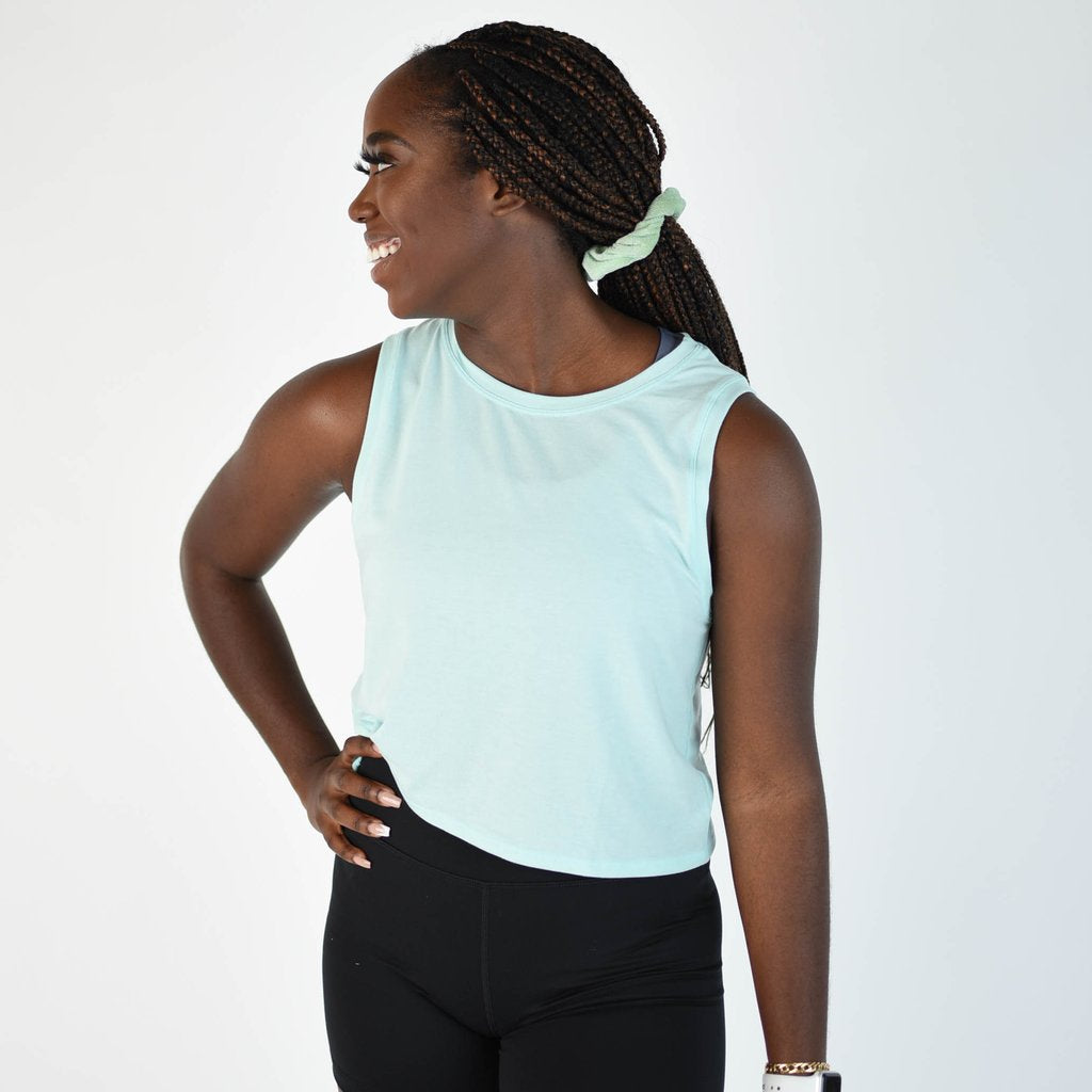FLEO Dylan Muscle Crop - Plume - 9 for 9