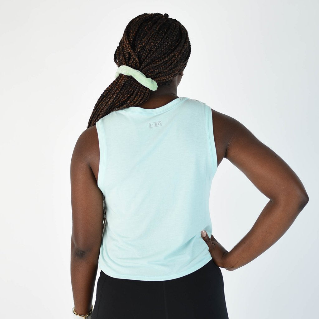 FLEO Dylan Muscle Crop - Plume - 9 for 9