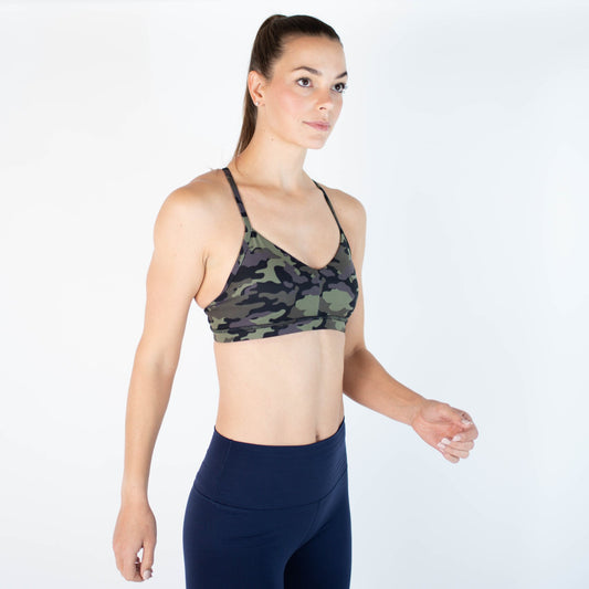 FLEO Reinette Sports Bra - Grapeade Camo - 9 for 9