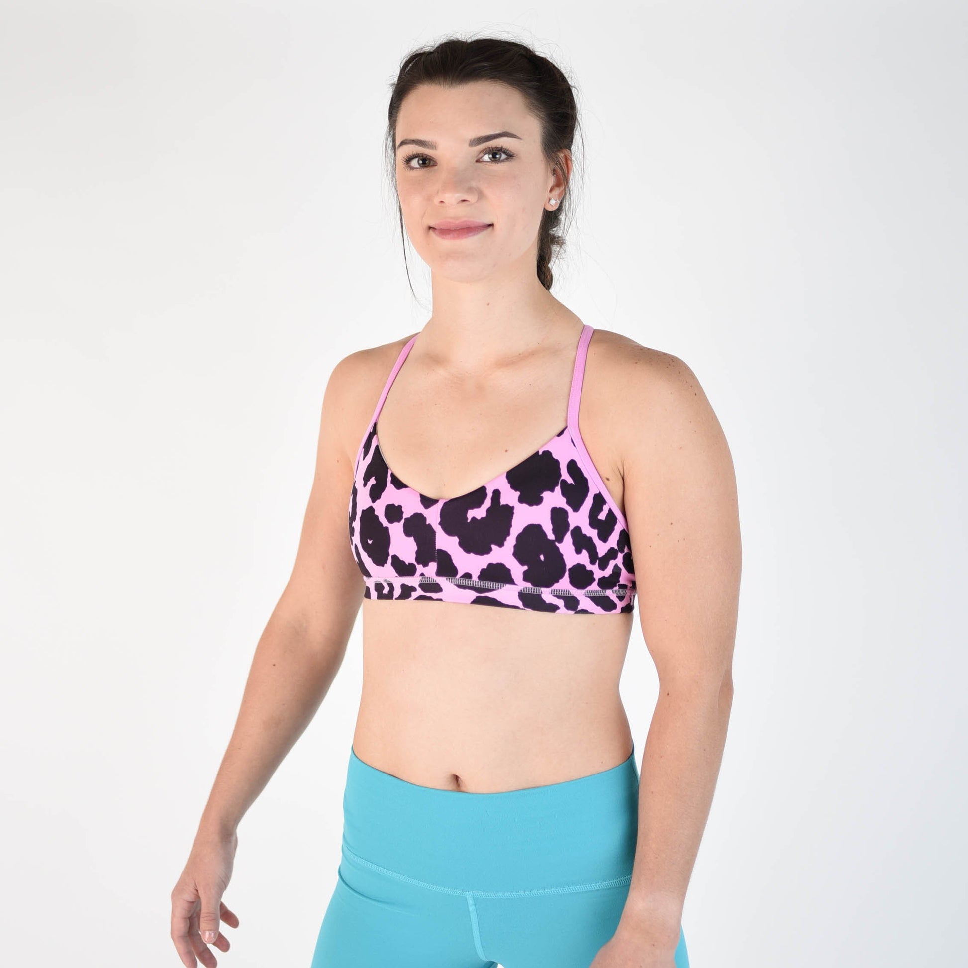 FLEO Reinette Sports Bra - Orchid Leopard x Des B - 9 for 9