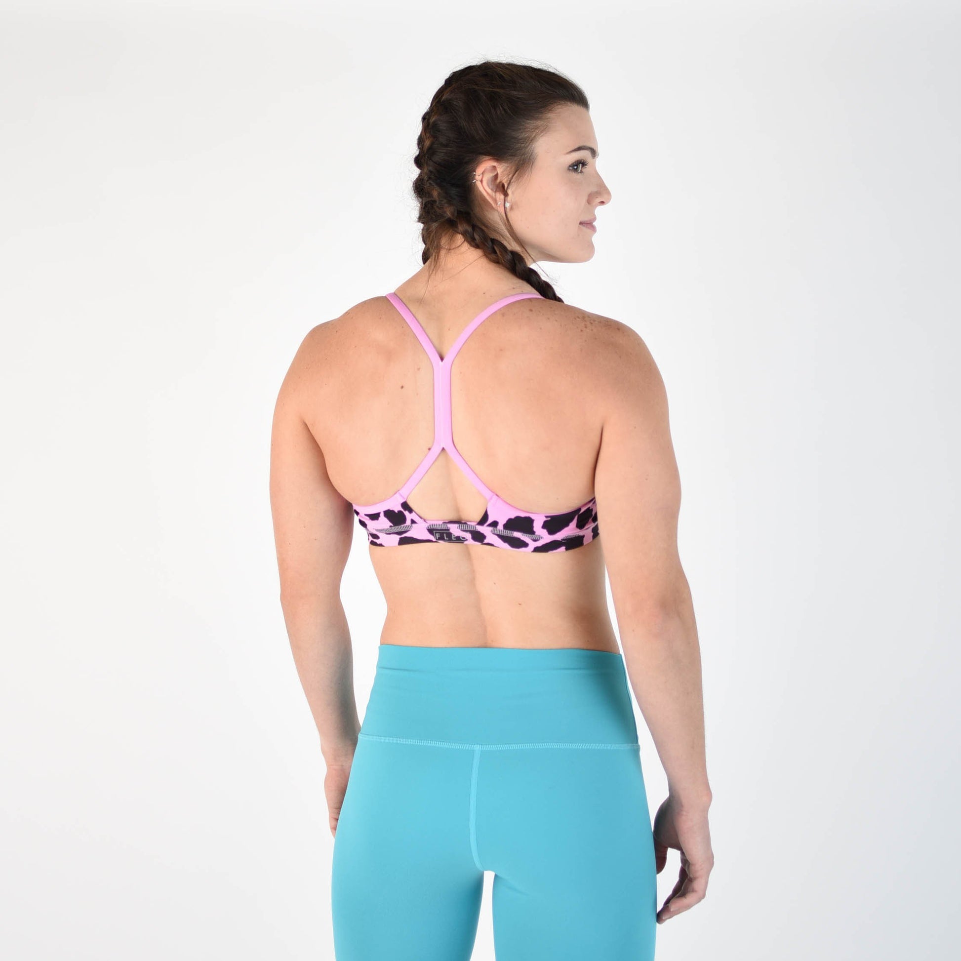 FLEO Reinette Sports Bra - Orchid Leopard x Des B - 9 for 9