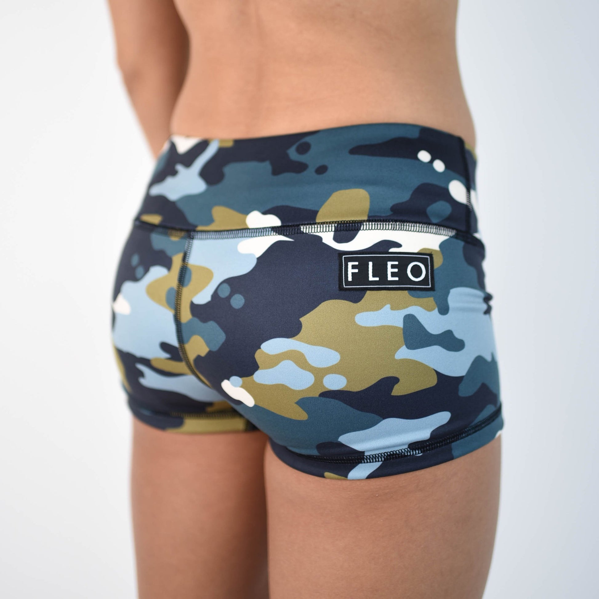 FLEO Alpine Olive Camo Shorts (Original) - PRE-ORDER - 9 for 9